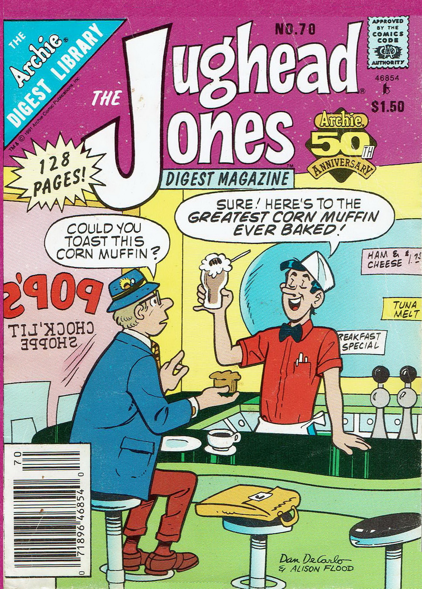 Read online Jughead Jones Comics Digest comic -  Issue #70 - 1