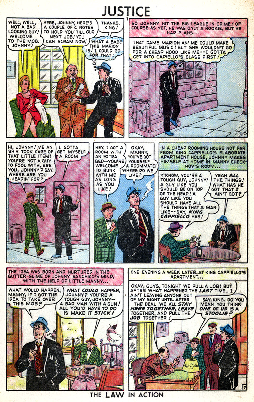 Read online Justice Comics (1948) comic -  Issue #9 - 9