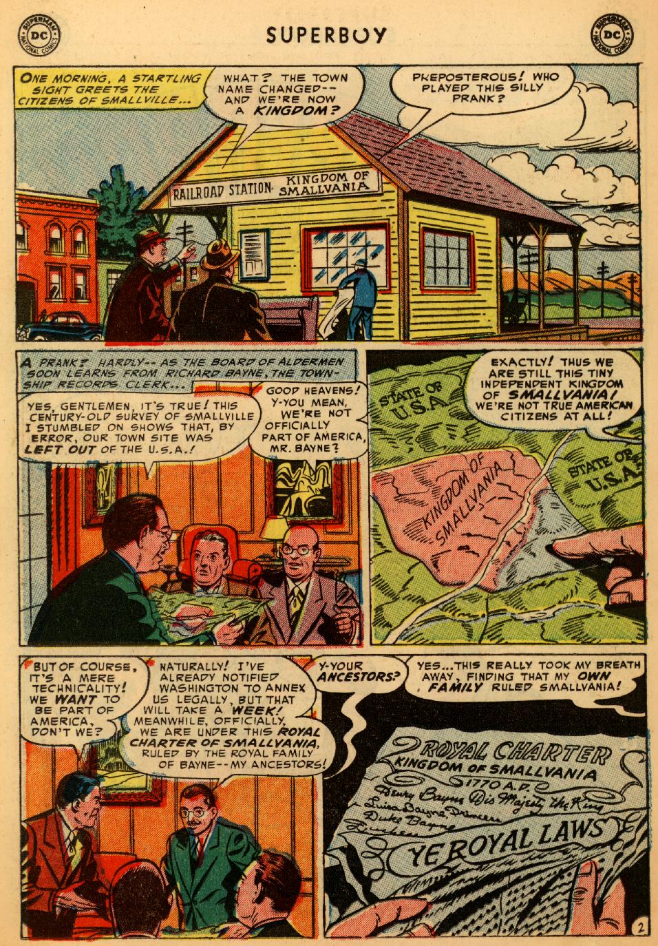 Read online Superboy (1949) comic -  Issue #32 - 28