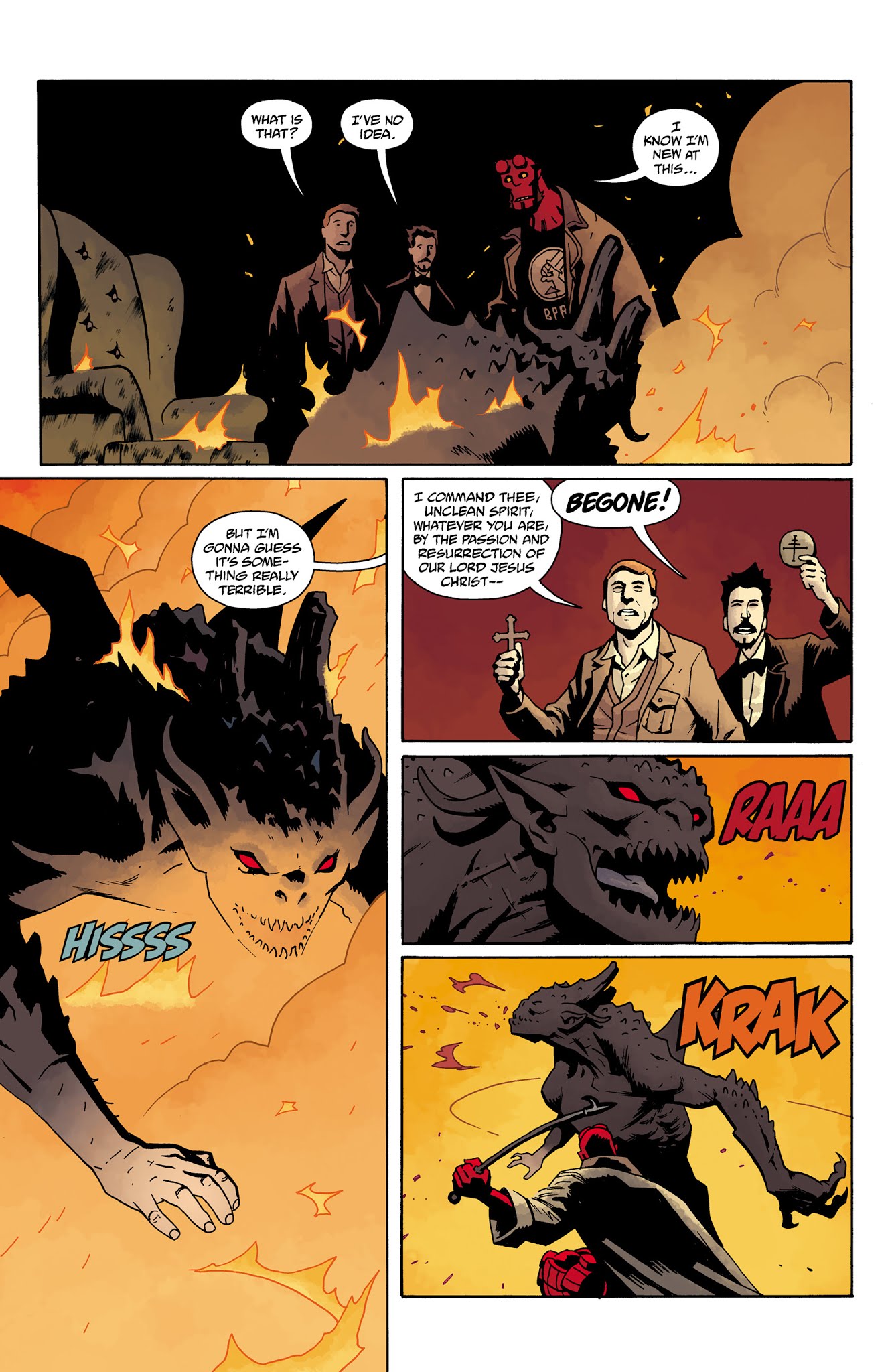 Read online Hellboy and the B.P.R.D.: 1953 - The Phantom Hand & the Kelpie comic -  Issue # Full - 9