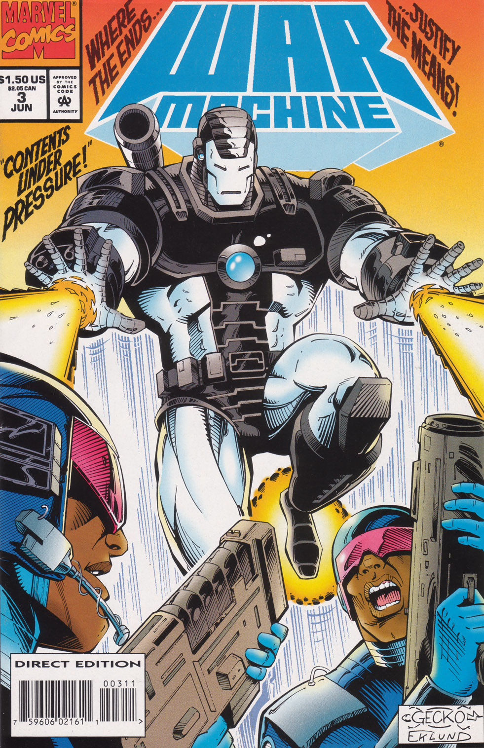 Read online War Machine (1994) comic -  Issue #3 - 1