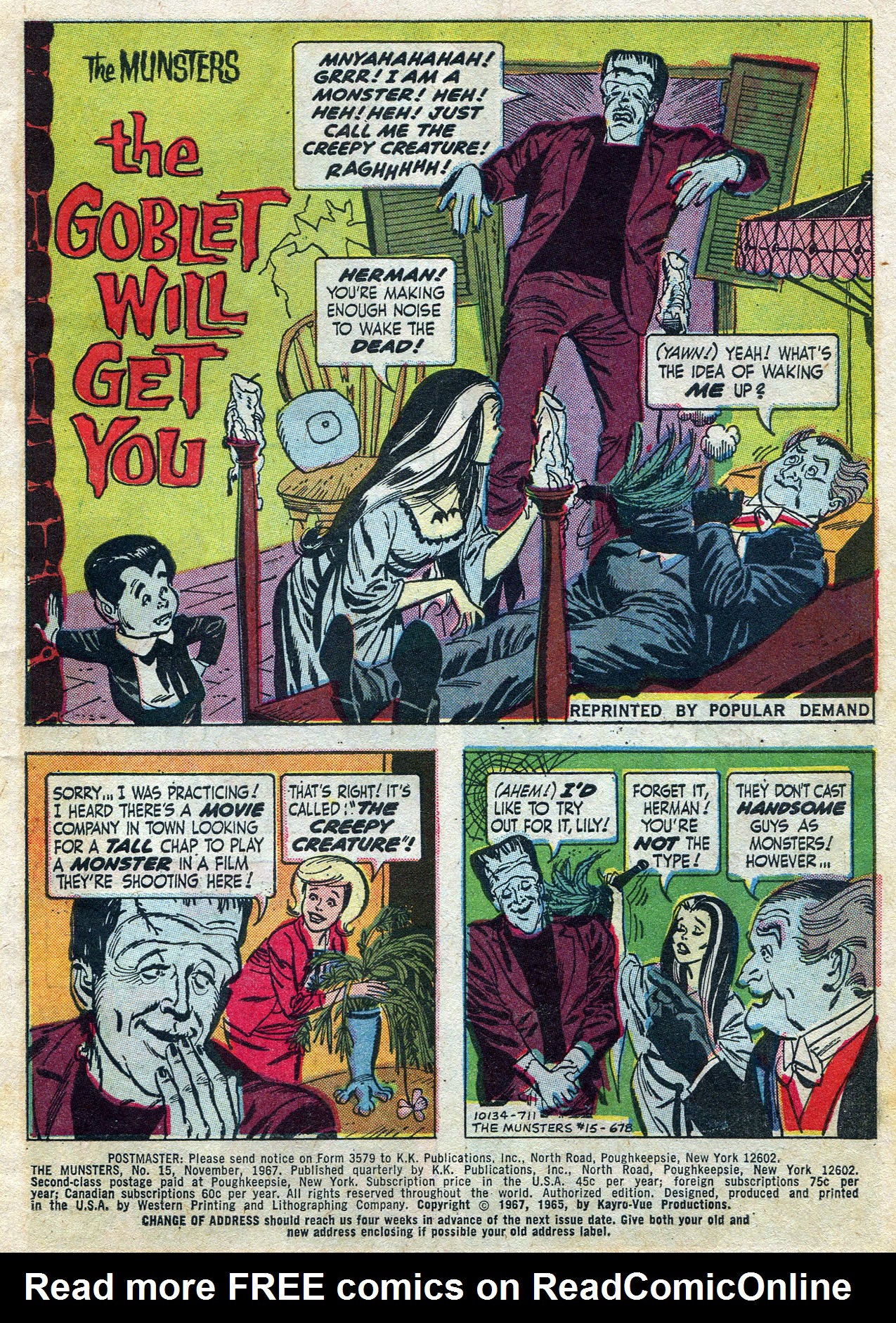 Read online The Munsters comic -  Issue #15 - 3