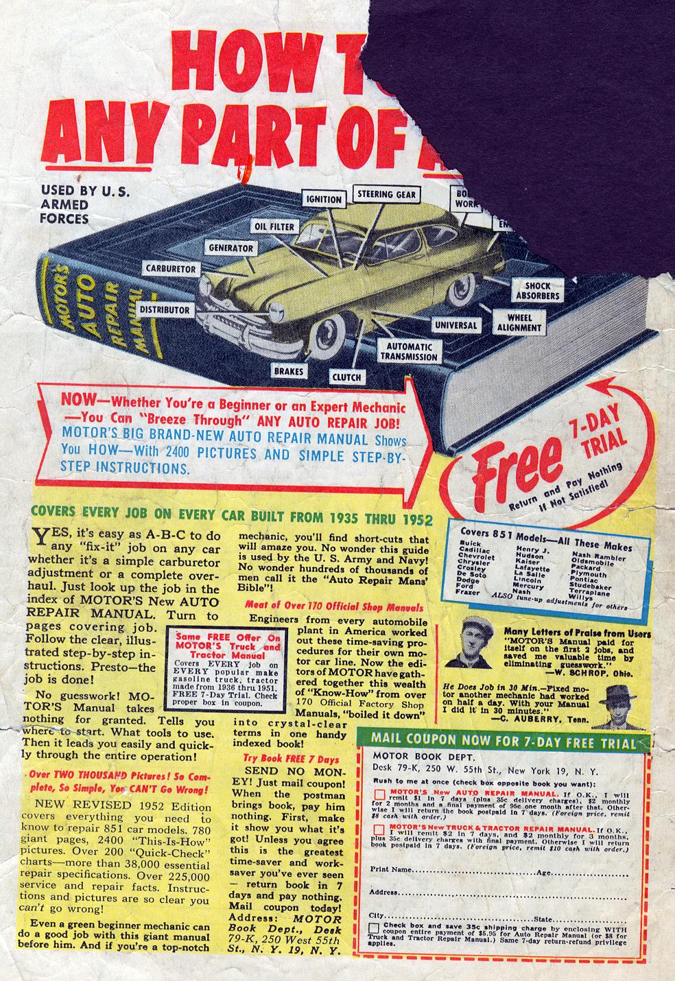 Read online Weird Fantasy (1951) comic -  Issue #15 - 36
