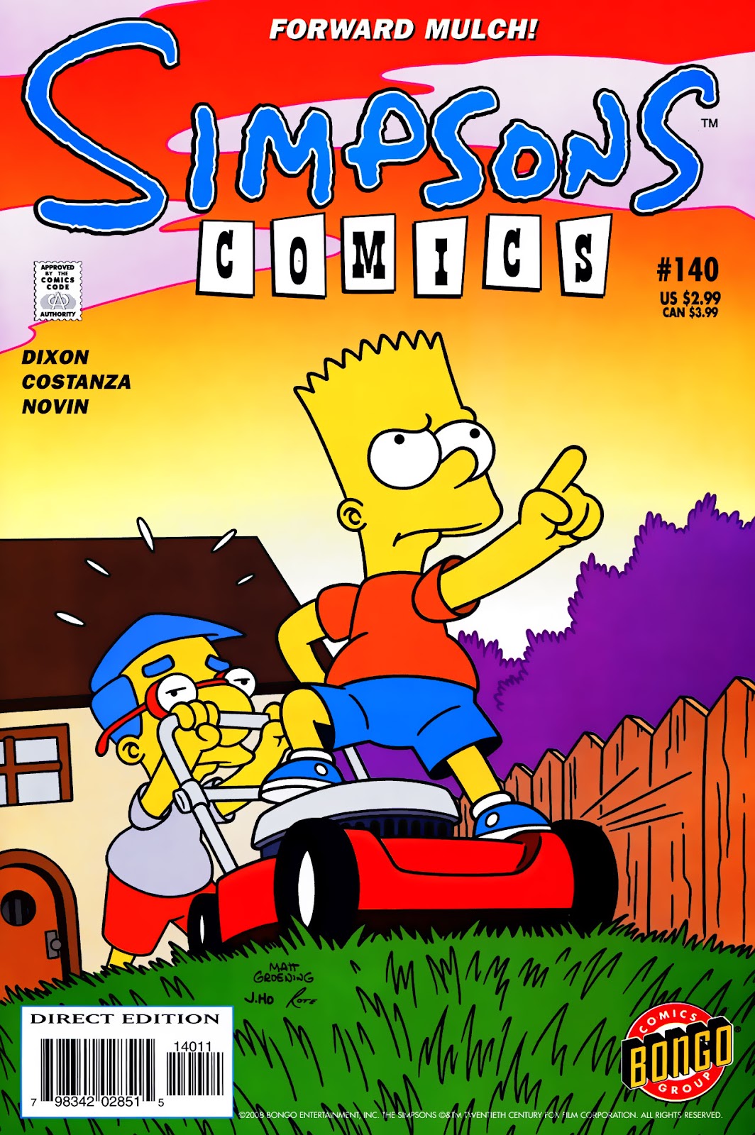 Simpsons Comics issue 140 - Page 1