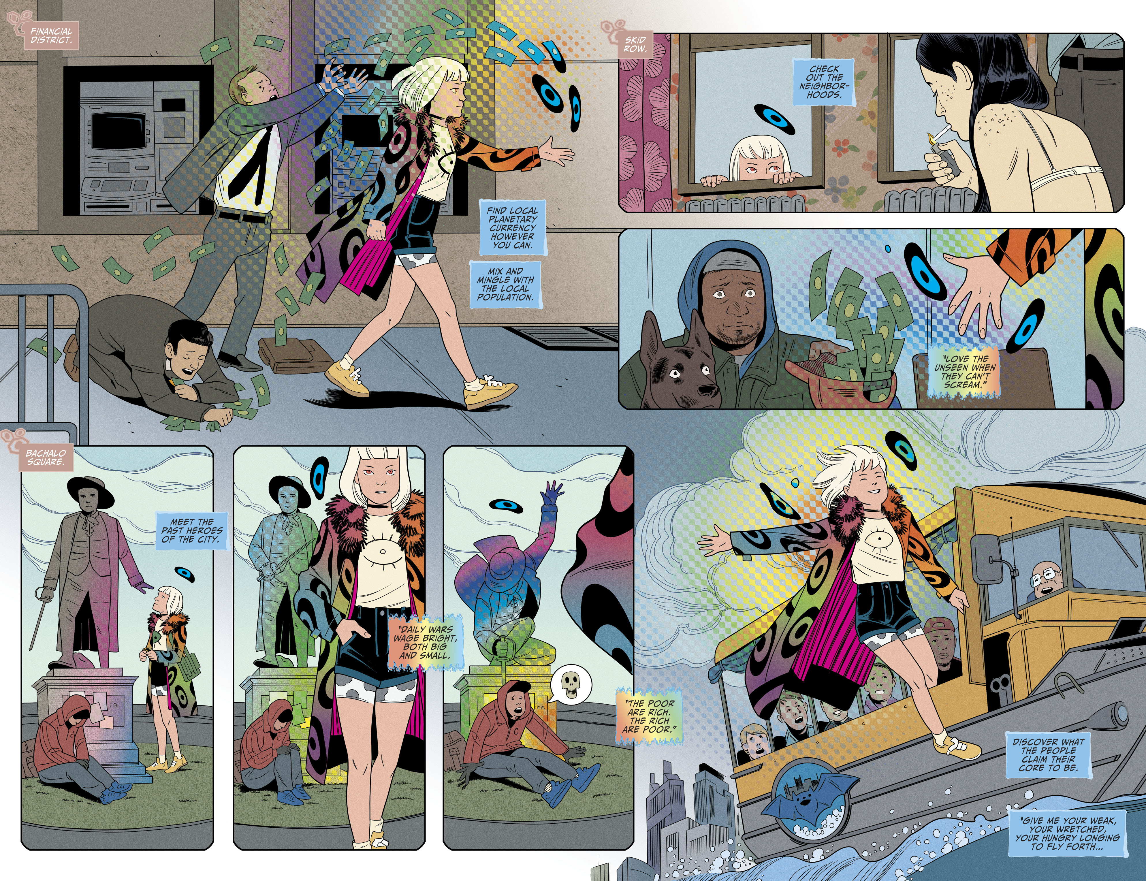 Read online Shade, the Changing Girl comic -  Issue #8 - 9