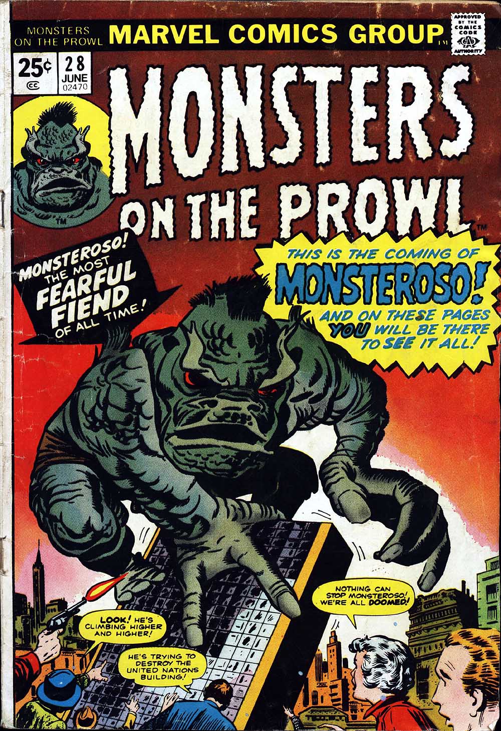 Read online Monsters on the Prowl comic -  Issue #28 - 1