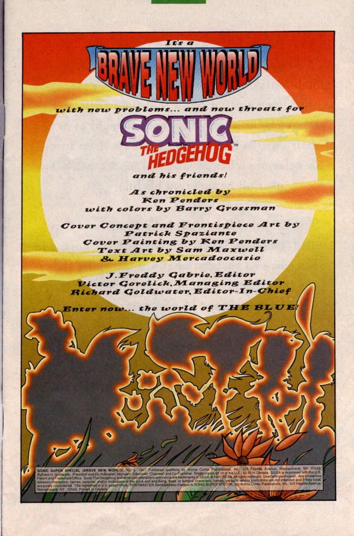 Read online Sonic Super Special comic -  Issue #2 - Brave new world - 2