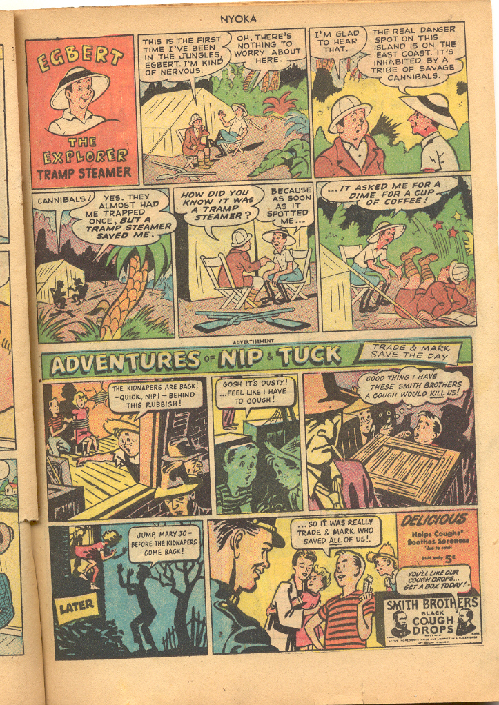 Read online Nyoka the Jungle Girl (1945) comic -  Issue #28 - 29