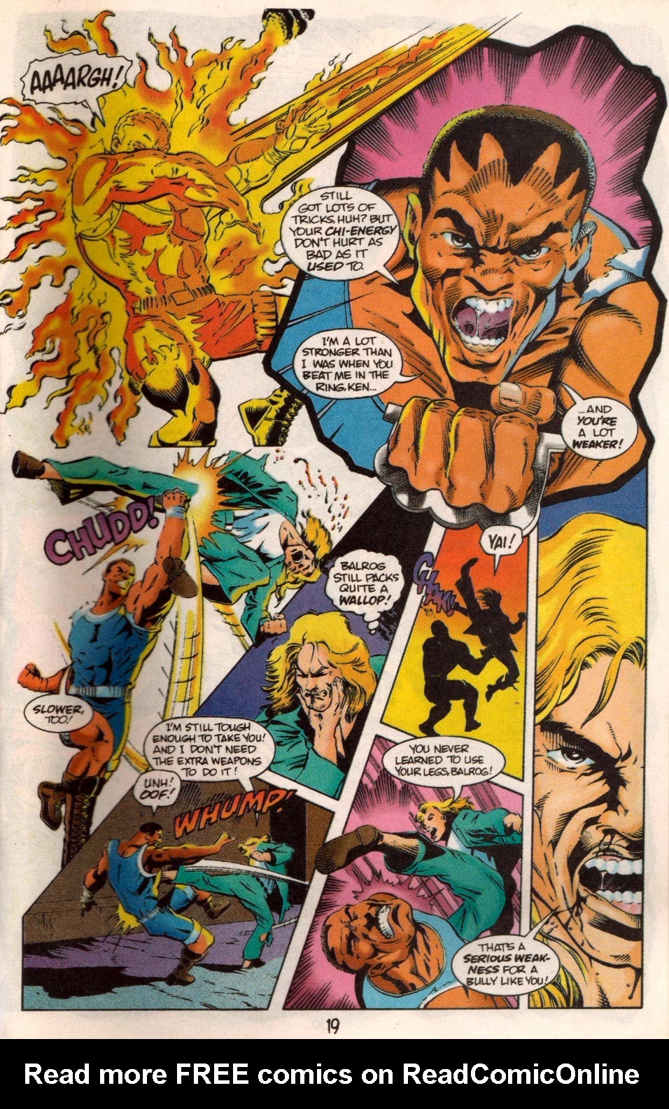 Read online Street Fighter (1994) comic -  Issue #1 - 21