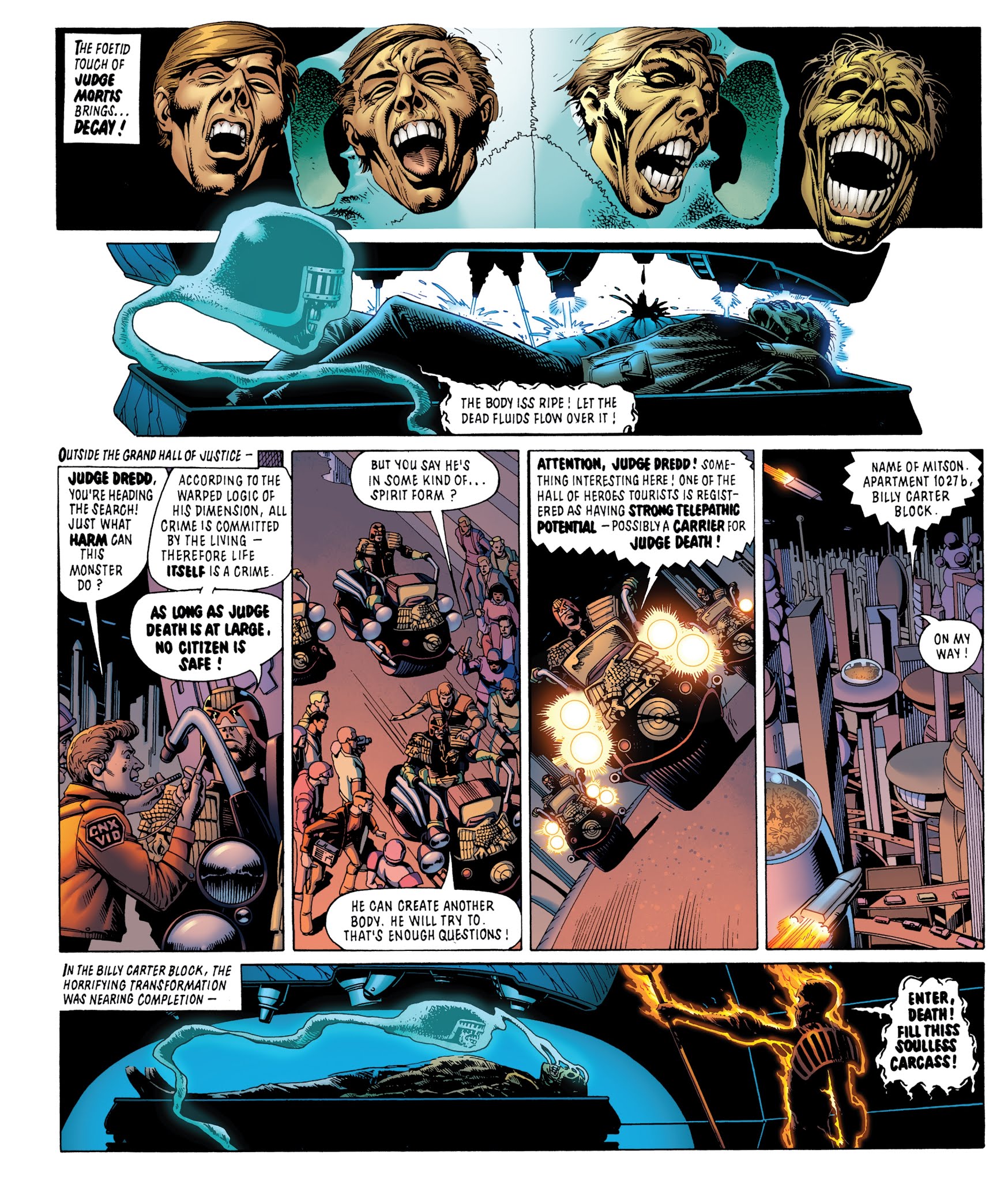 Read online Judge Dredd Classics: The Dark Judges comic -  Issue # TPB - 29