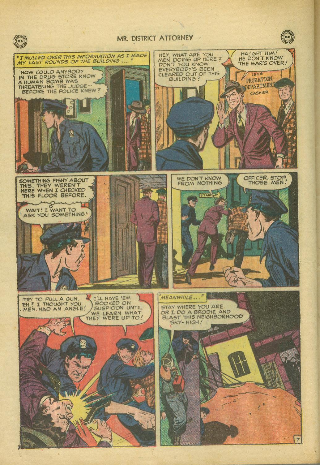 Read online Mr. District Attorney comic -  Issue #7 - 36