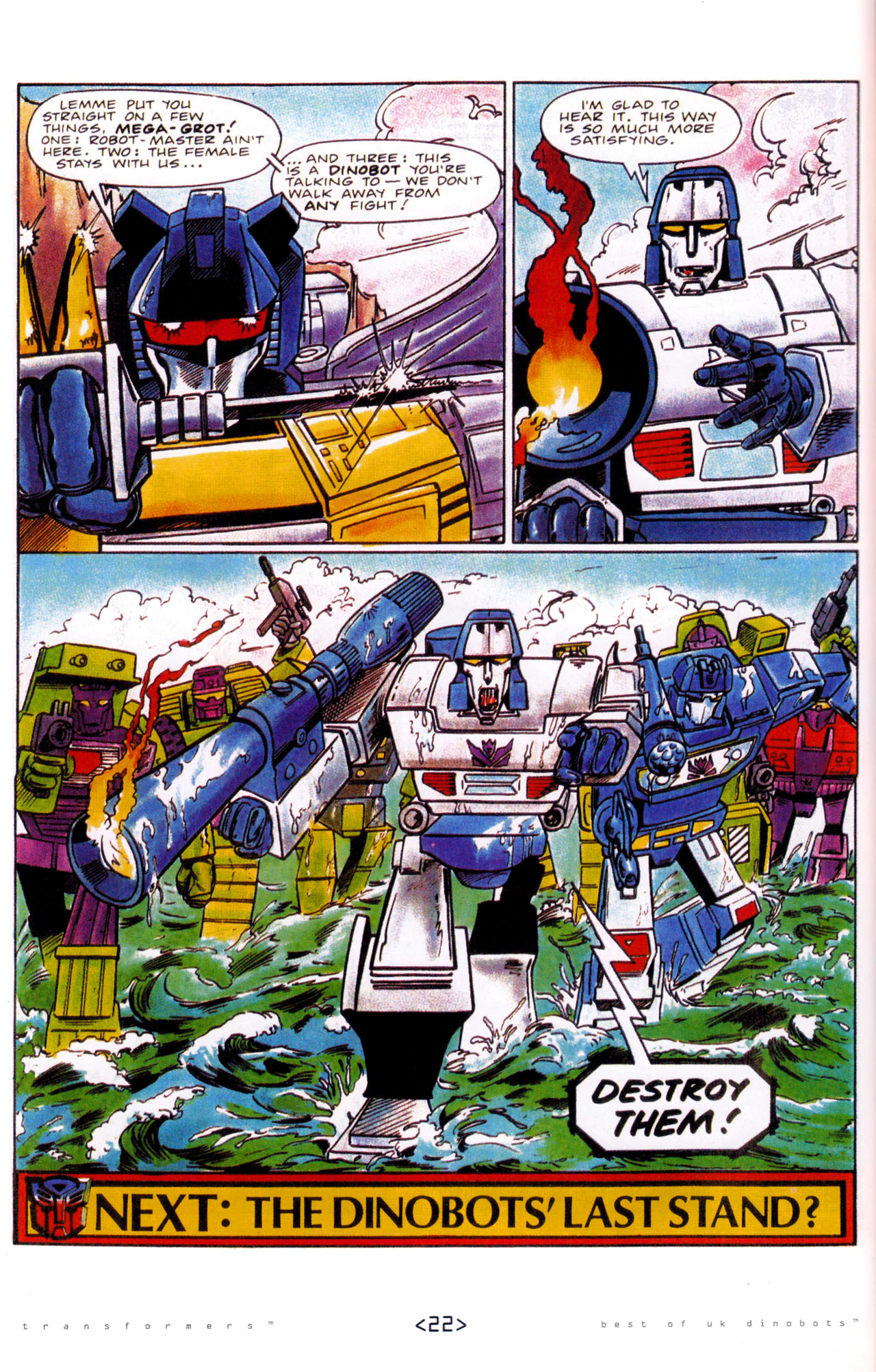 Read online The Transformers: Best of UK: Dinobots comic -  Issue #5 - 24