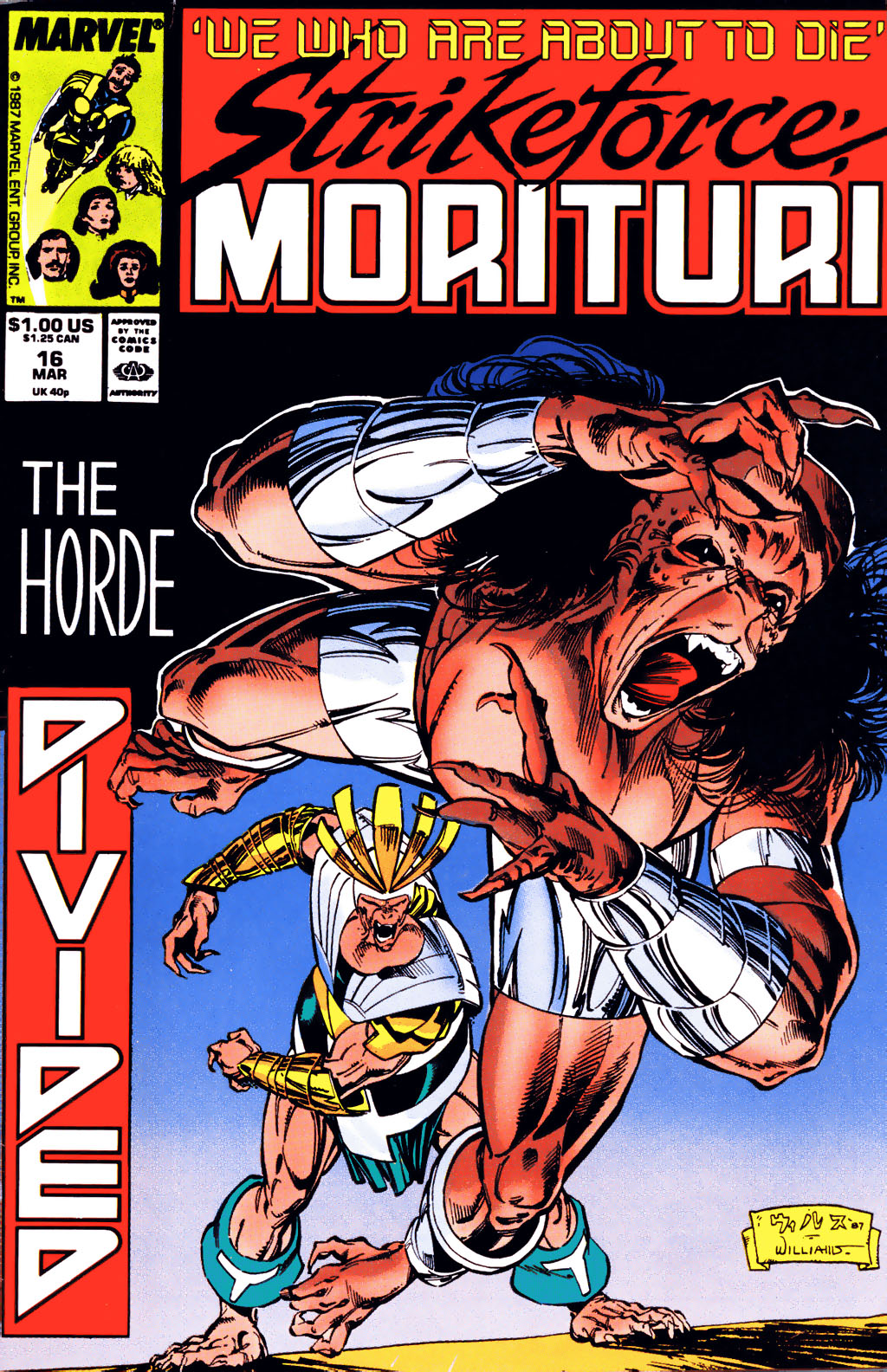 Read online Strikeforce: Morituri comic -  Issue #16 - 1