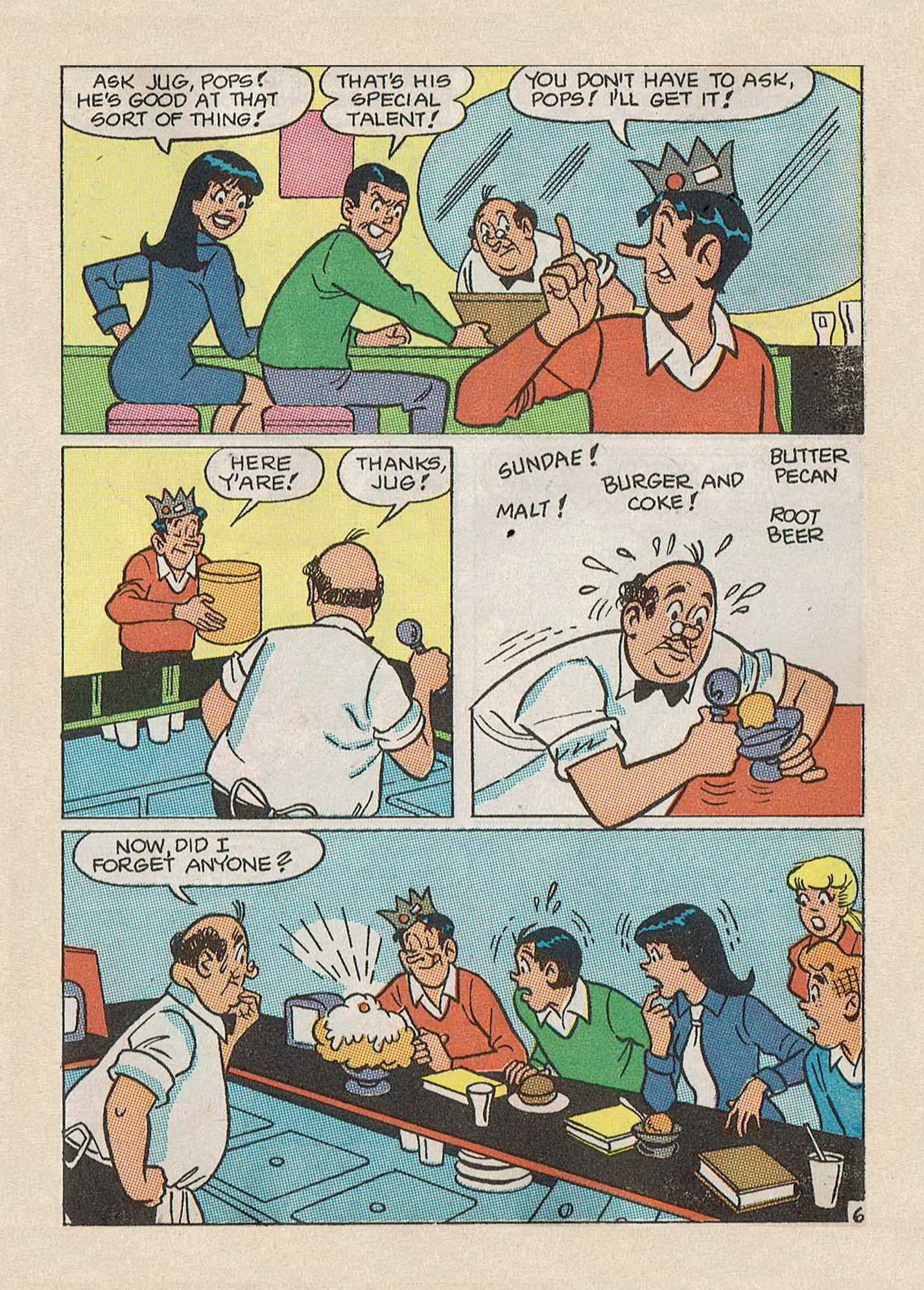 Read online Jughead Jones Comics Digest comic -  Issue #63 - 87