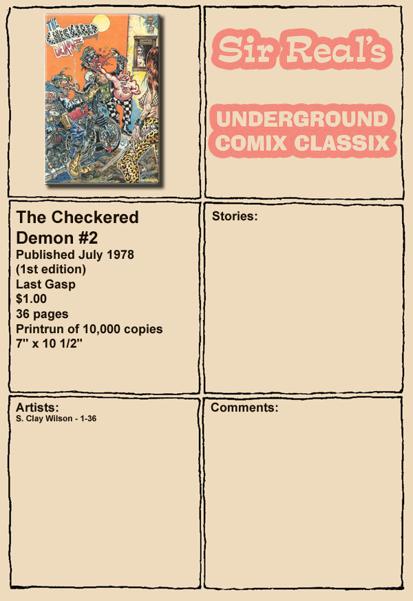Read online The Checkered Demon comic -  Issue #2 - 1