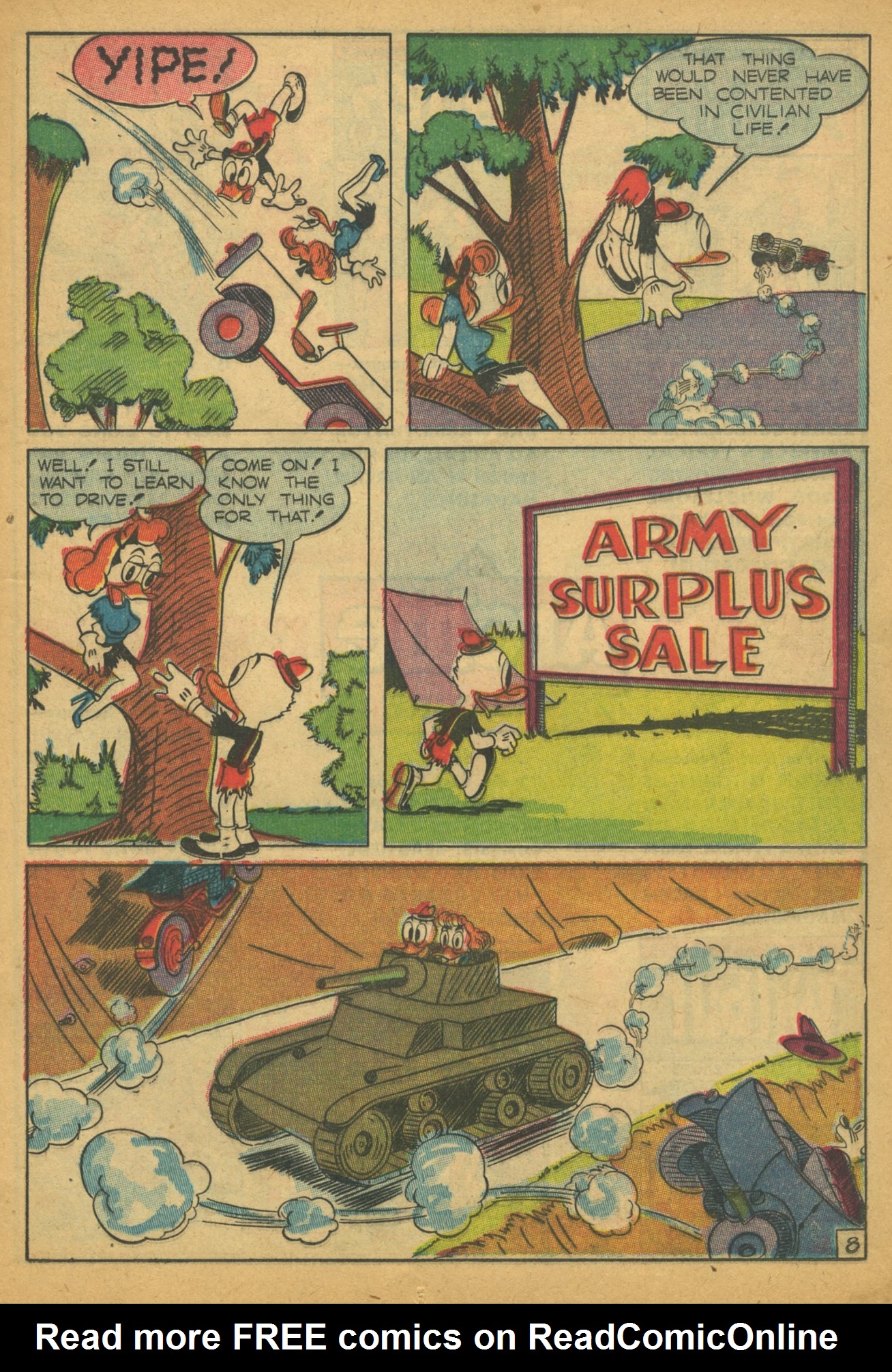 Read online Super Duck Comics comic -  Issue #13 - 17