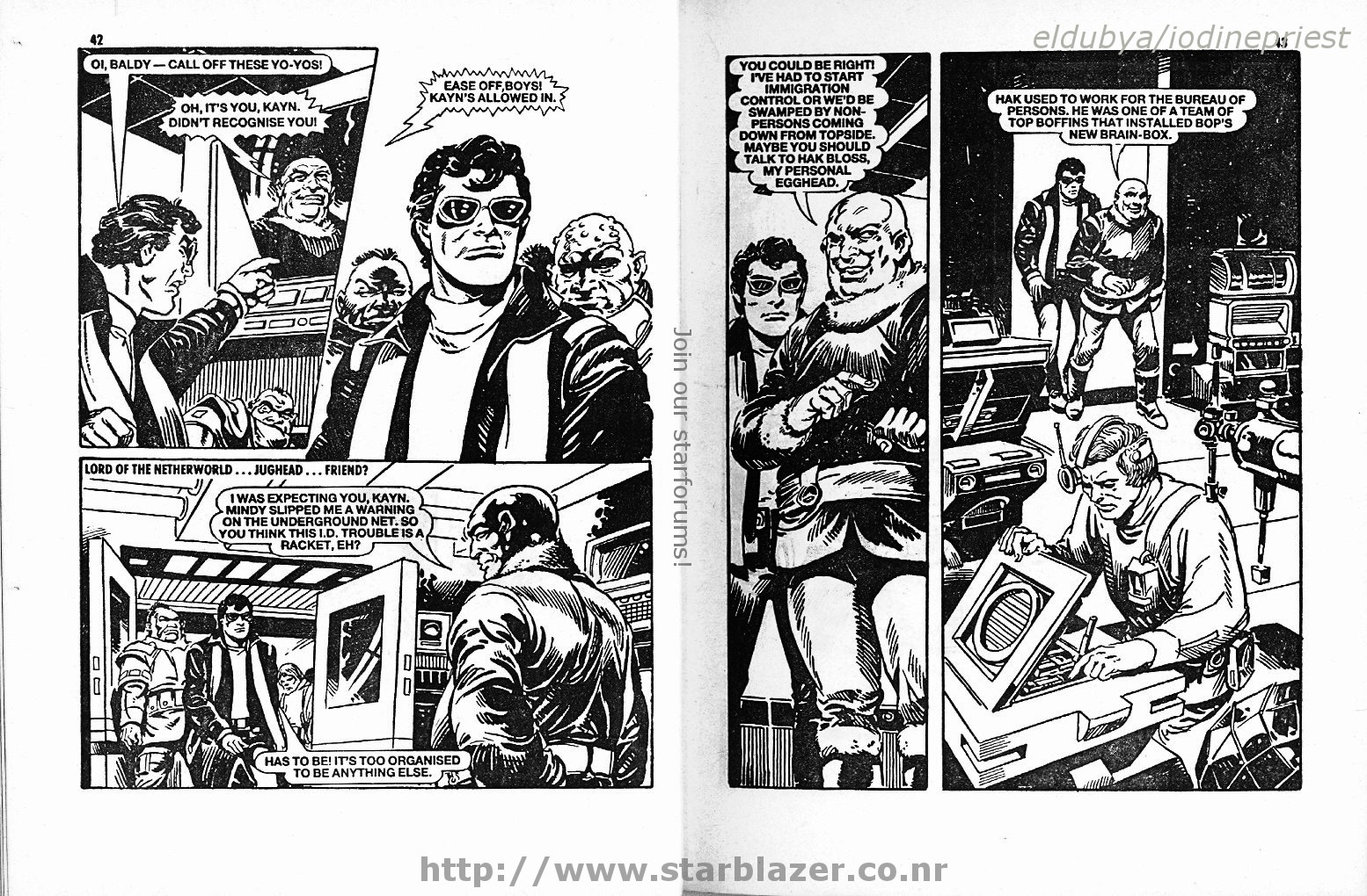 Read online Starblazer comic -  Issue #203 - 23