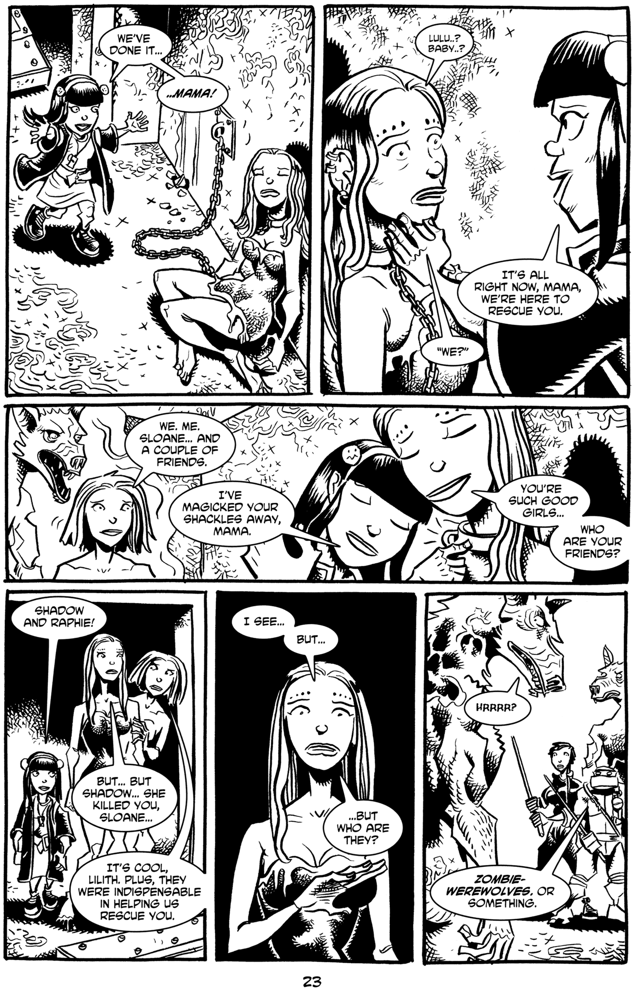 Read online Raphael Bad Moon Rising comic -  Issue #4 - 24