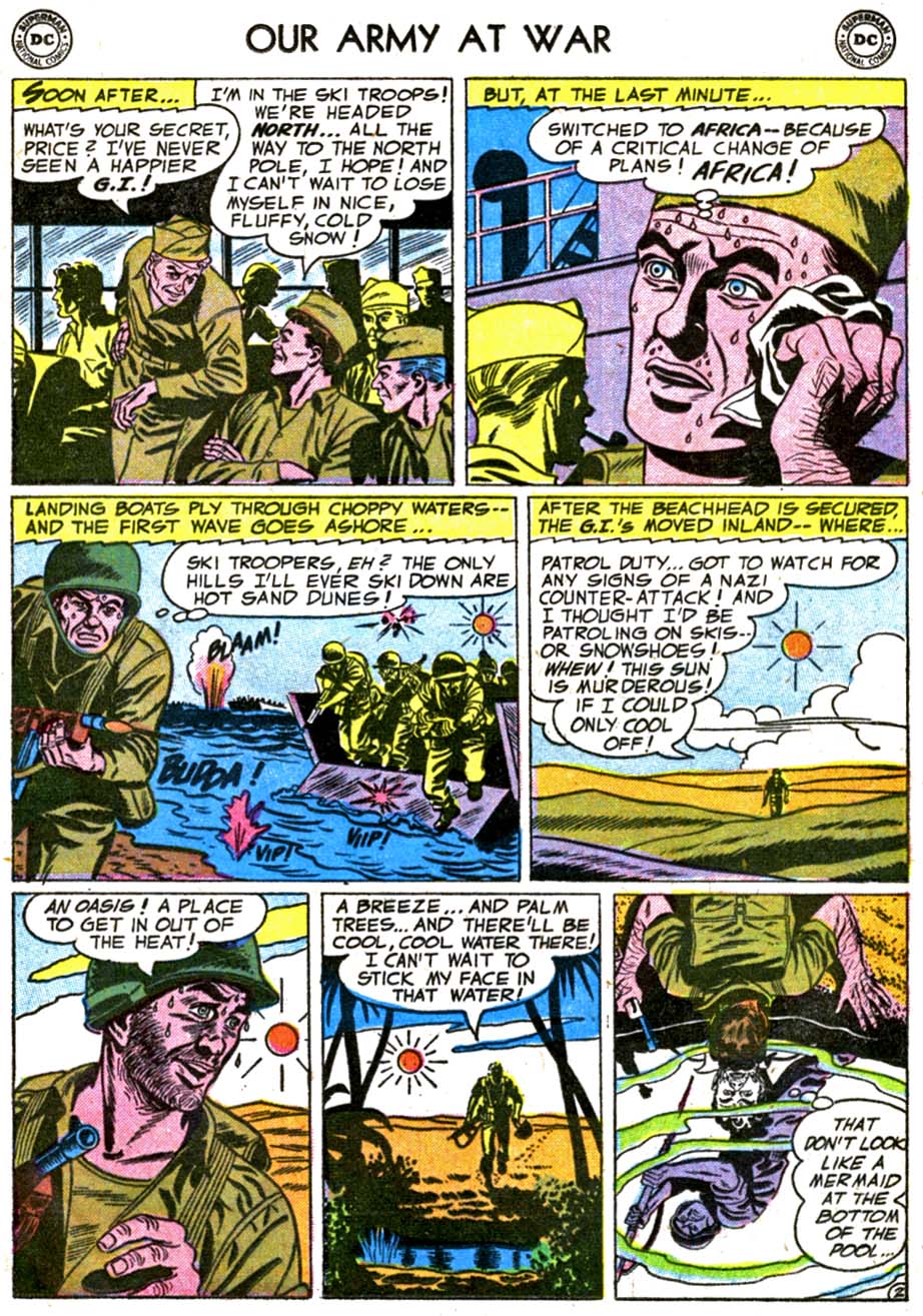 Read online Our Army at War (1952) comic -  Issue #36 - 13