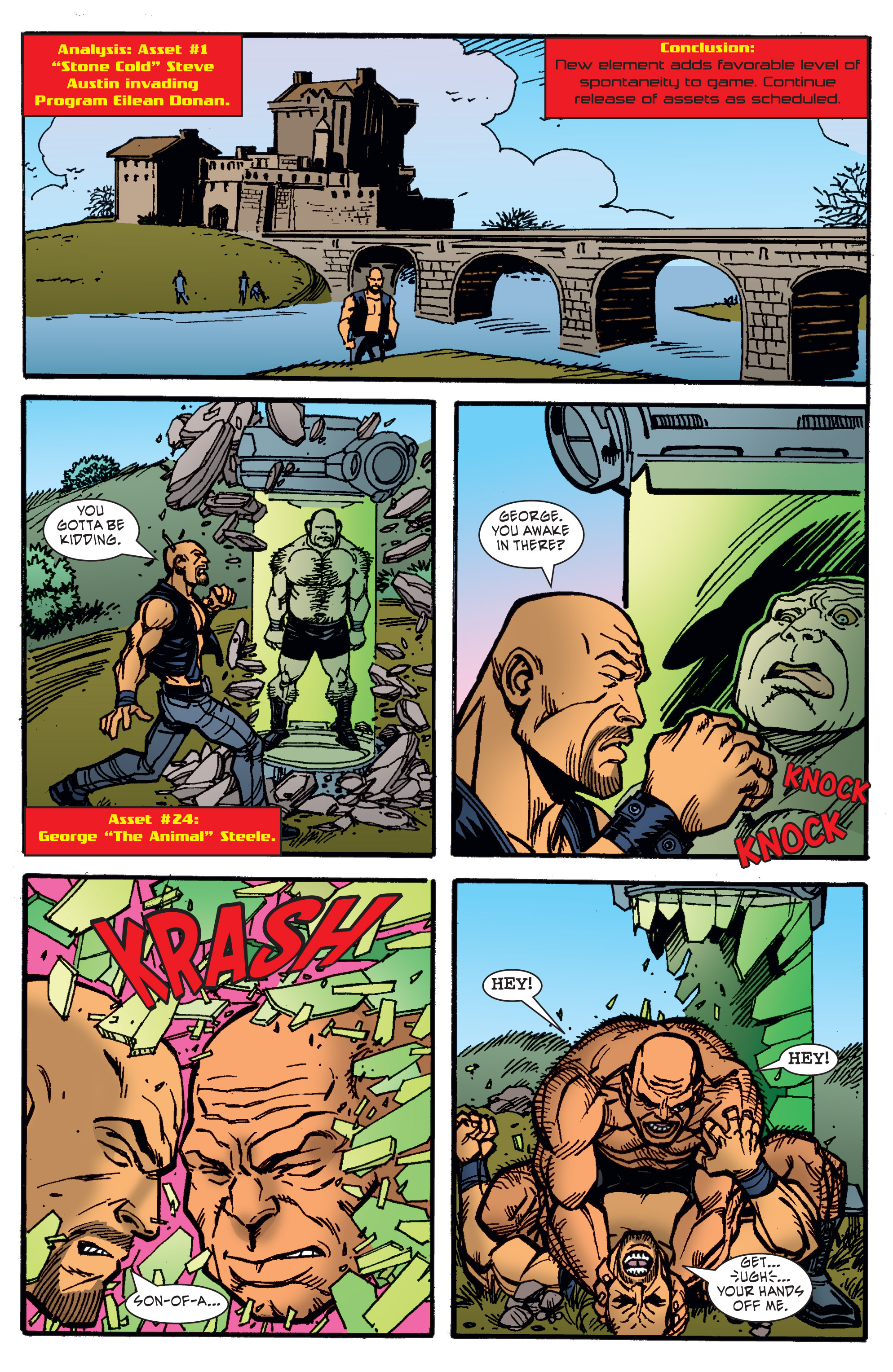 Read online WWE Superstars comic -  Issue #10 - 10