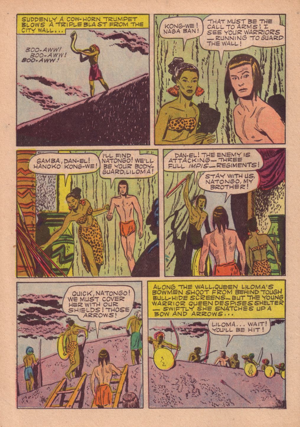 Read online Tarzan (1948) comic -  Issue #28 - 30