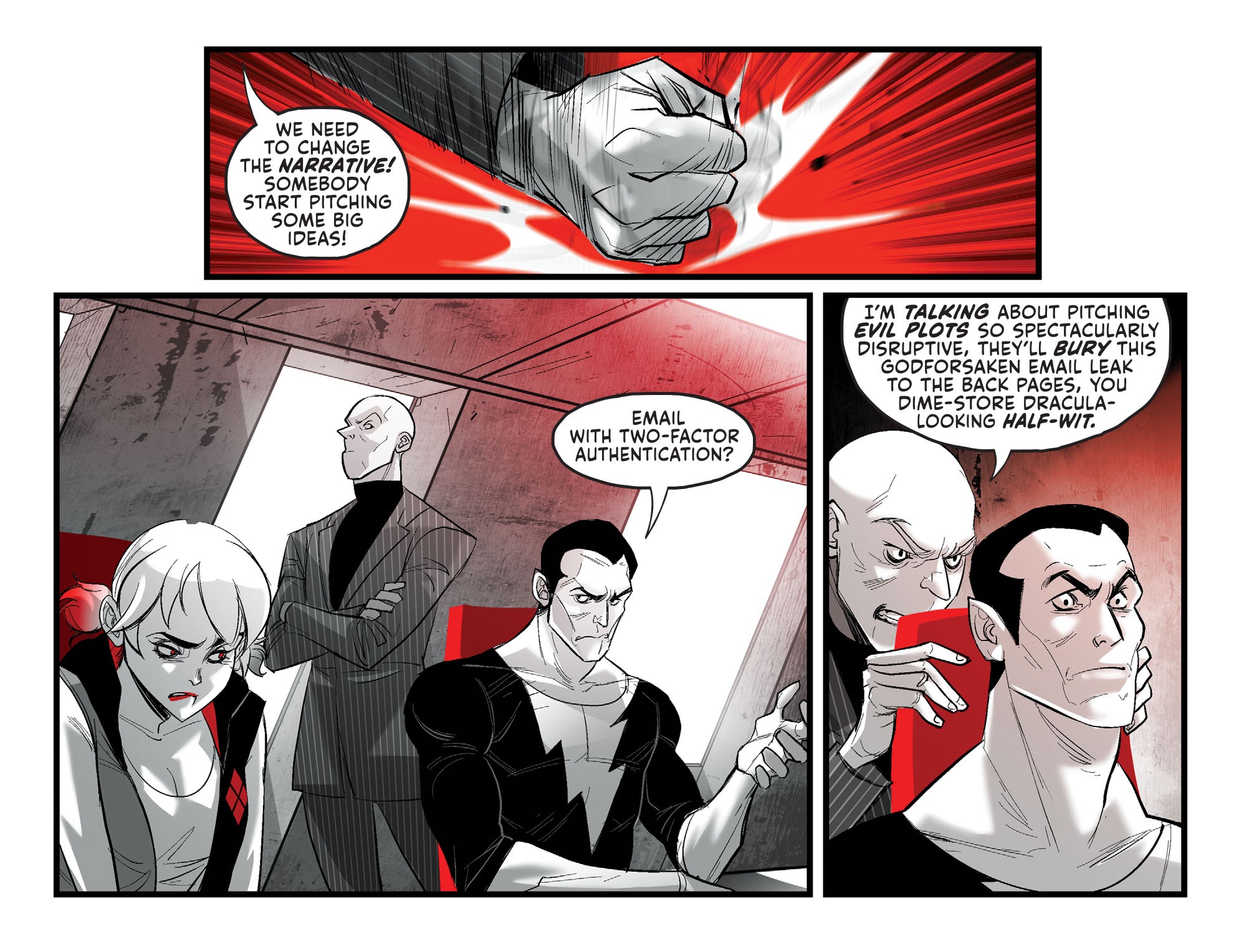 Read online Harley Quinn Black   White   Red comic -  Issue #13 - 10