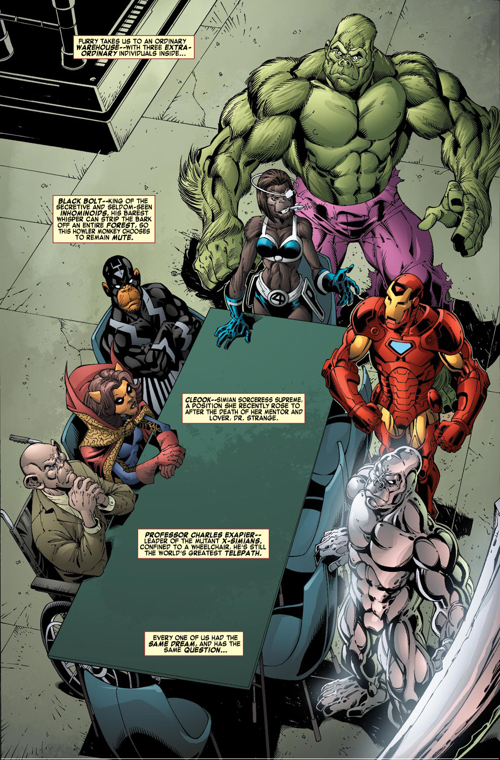 Read online Marvel Apes: Prime Eight comic -  Issue #1 - 11