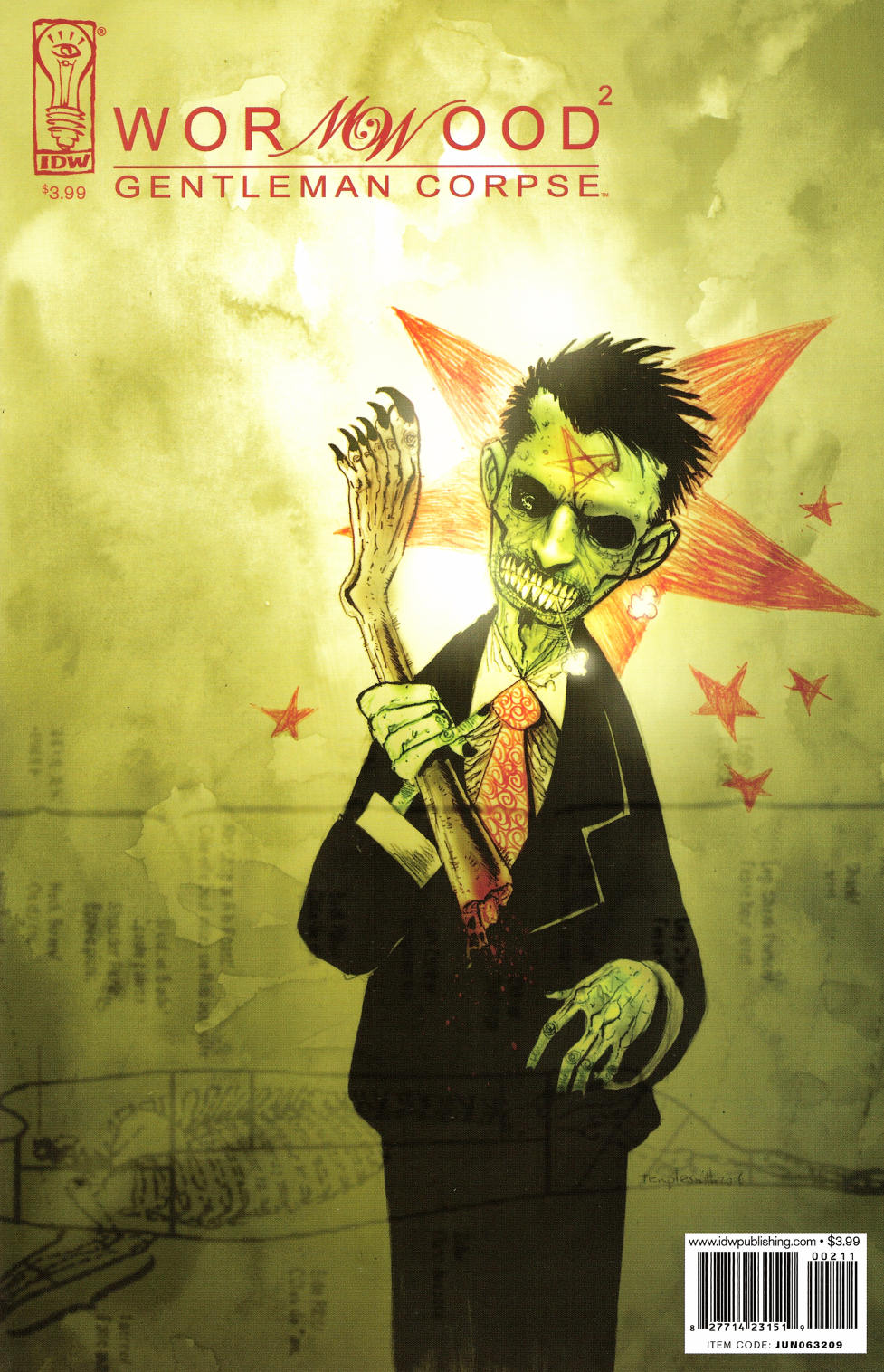 Read online Wormwood: Gentleman Corpse comic -  Issue #2 - 1