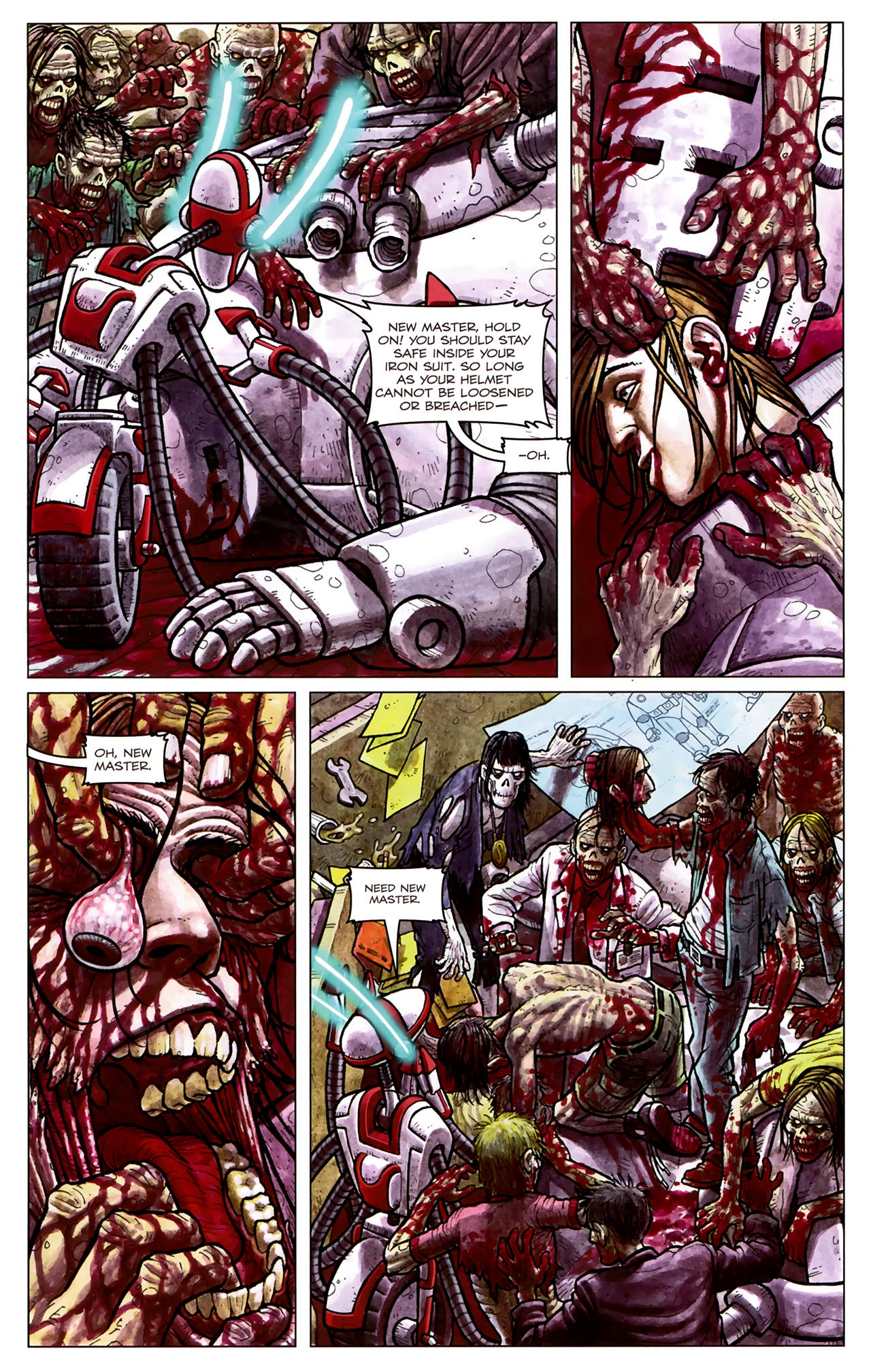 Read online Zombies vs. Robots Aventure comic -  Issue #4 - 12