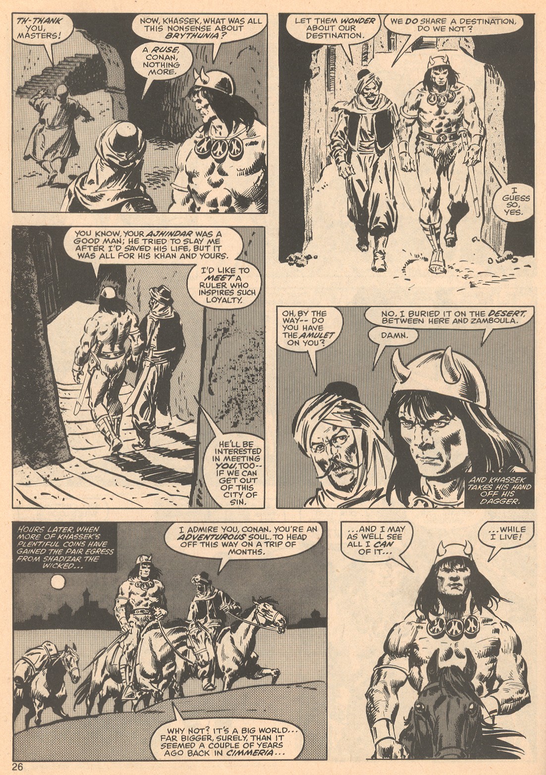 Read online The Savage Sword Of Conan comic -  Issue #56 - 26