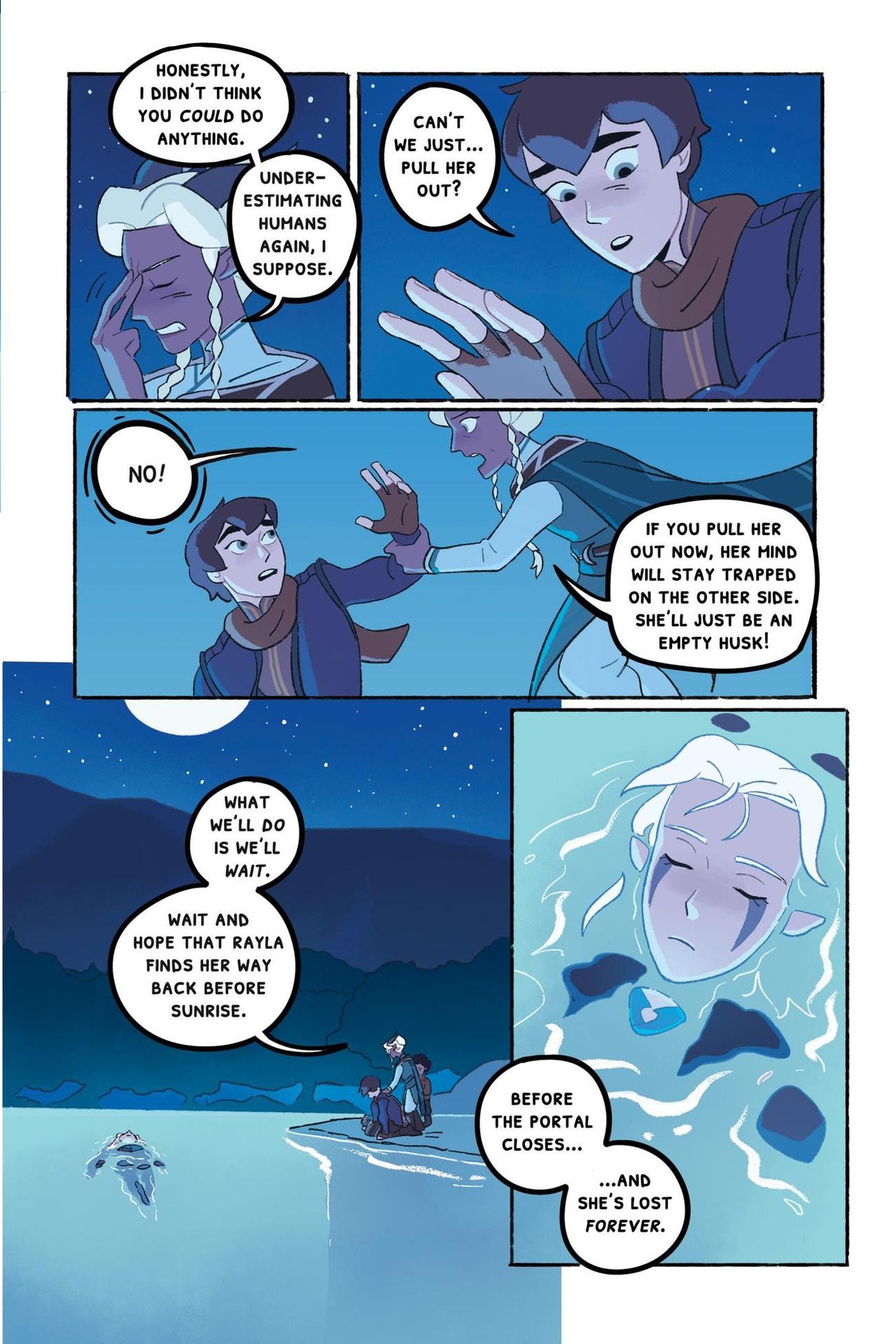 Read online Through the Moon: The Dragon Prince Graphic Novel comic -  Issue # TPB - 97