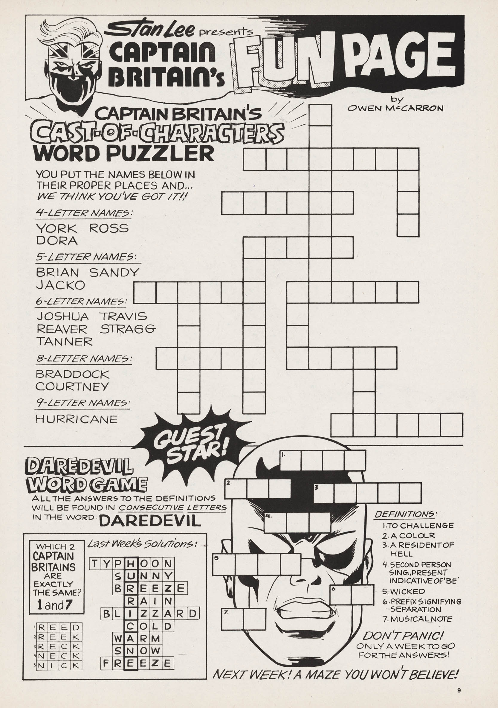 Read online Captain Britain (1976) comic -  Issue #5 - 9