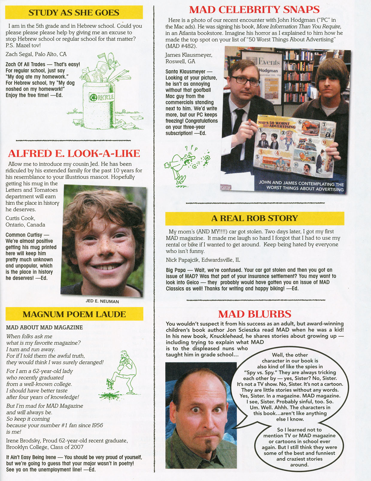 Read online MAD comic -  Issue #498 - 5