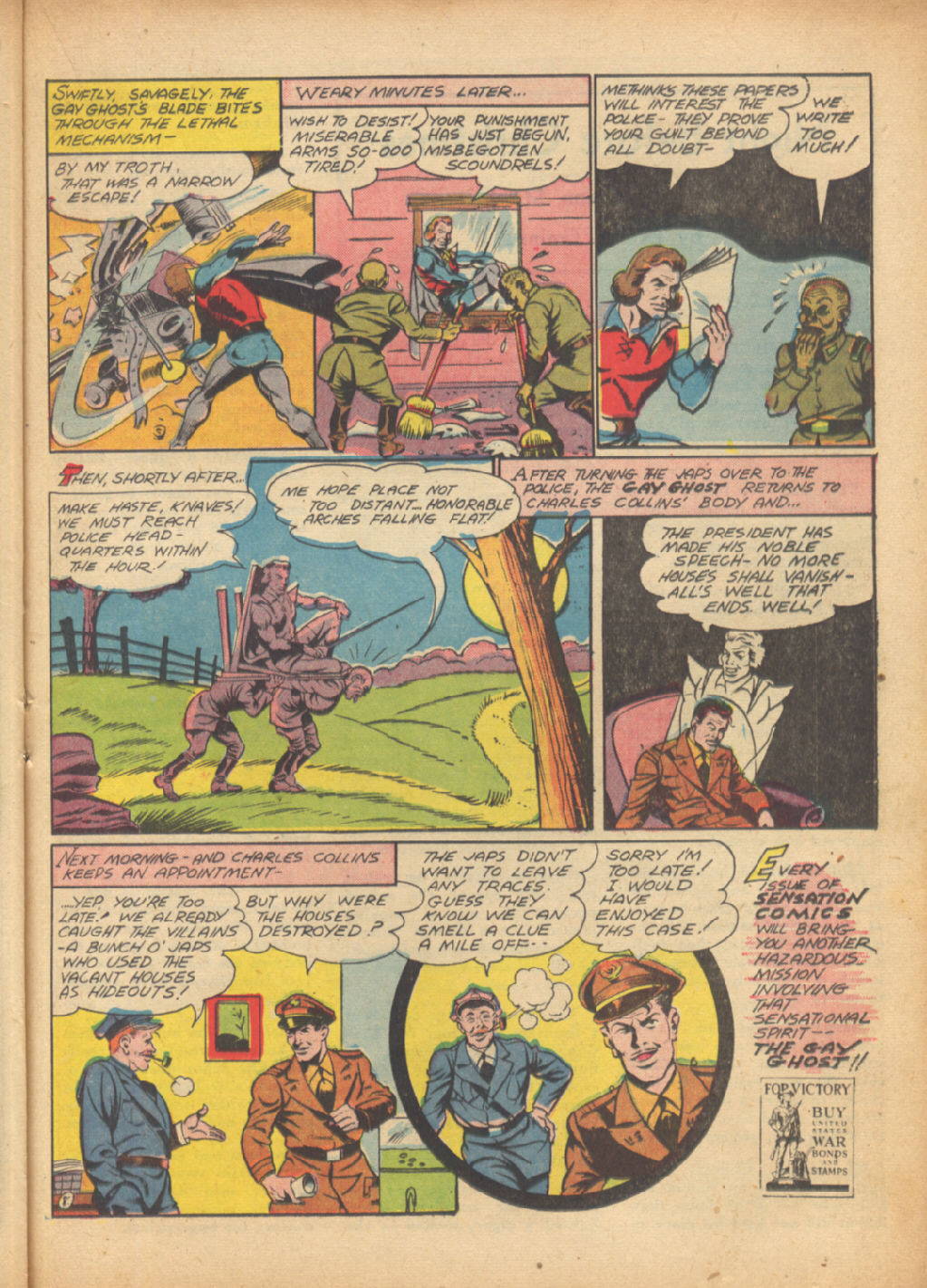 Read online Sensation (Mystery) Comics comic -  Issue #24 - 39