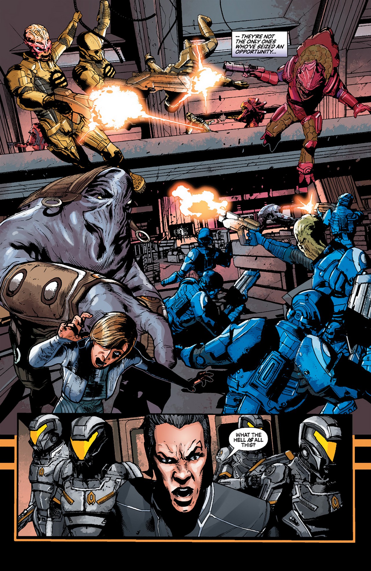 Read online Mass Effect: Invasion comic -  Issue #3 - 4