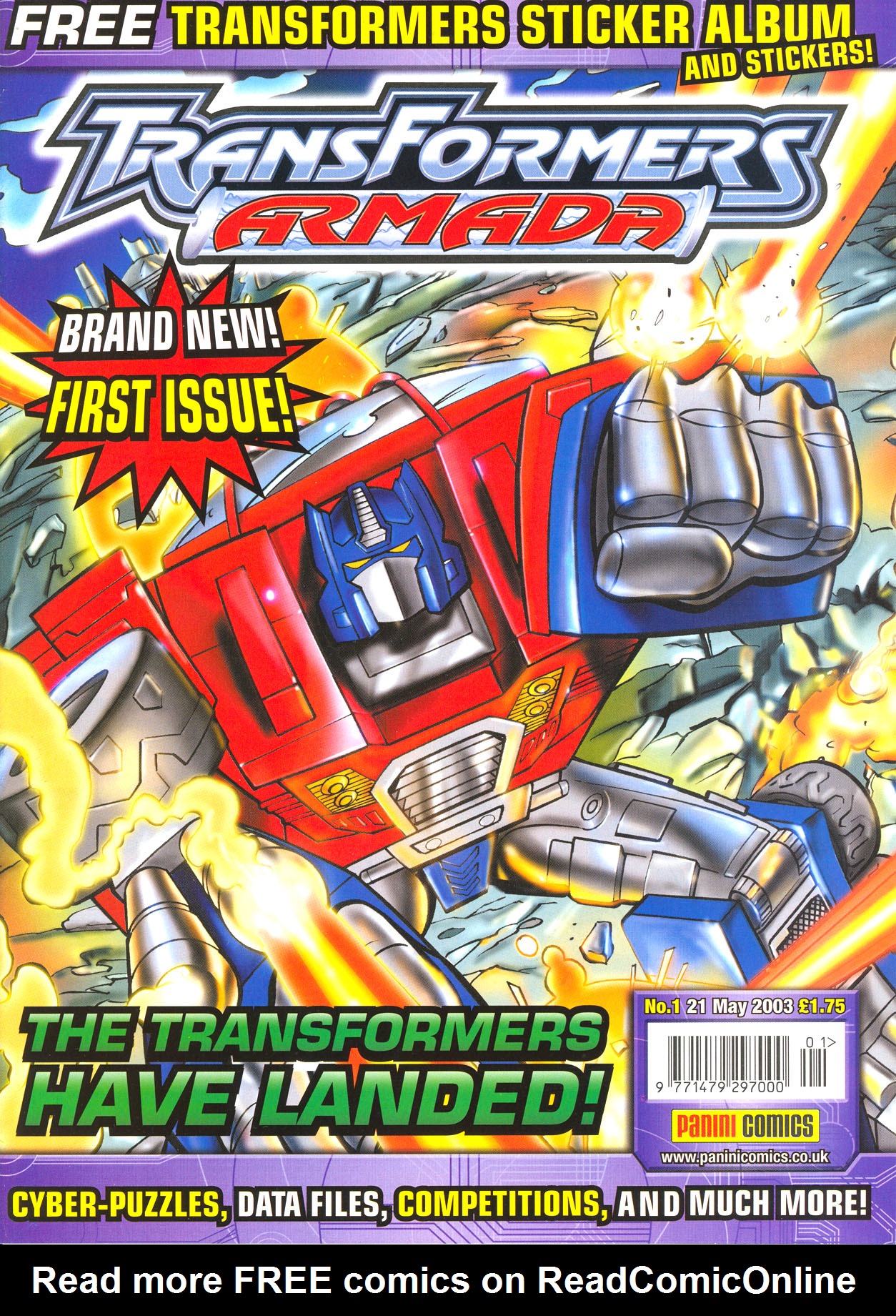 Read online Transformers: Armada (2003) comic -  Issue #1 - 1