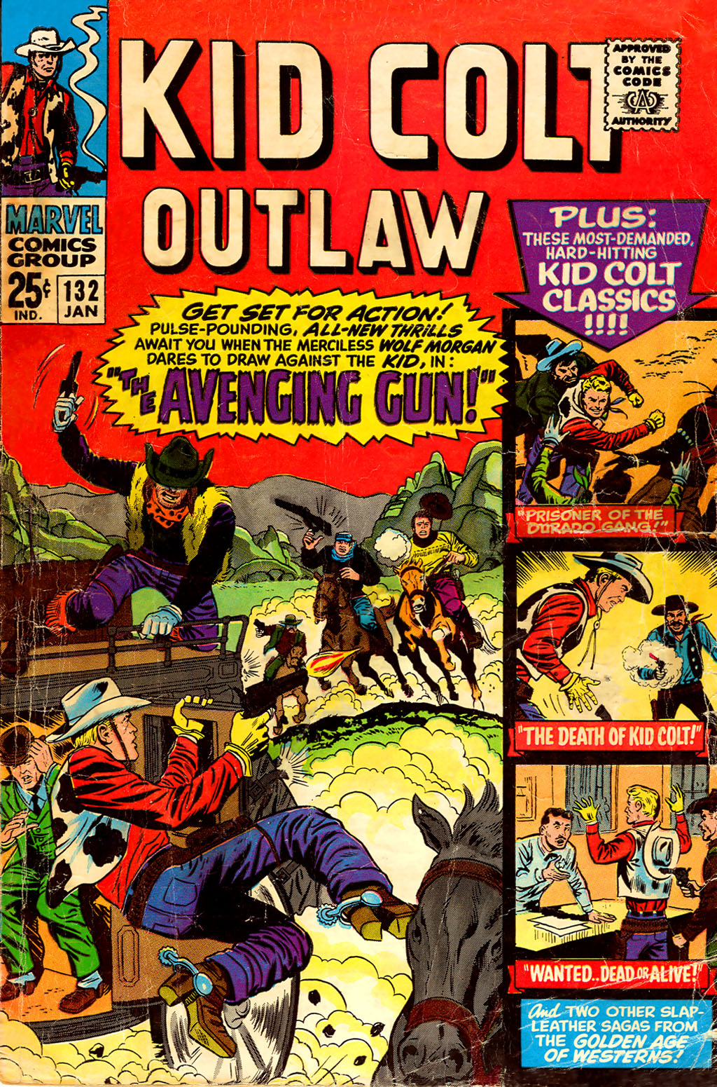 Read online Kid Colt Outlaw comic -  Issue #132 - 1