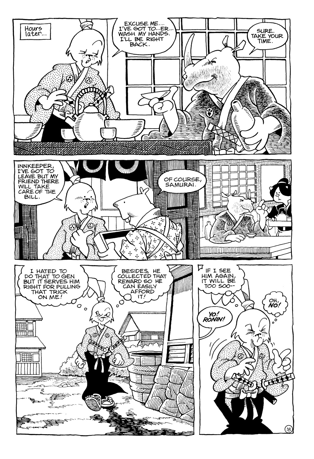Usagi Yojimbo (1987) Issue #11 #18 - English 19