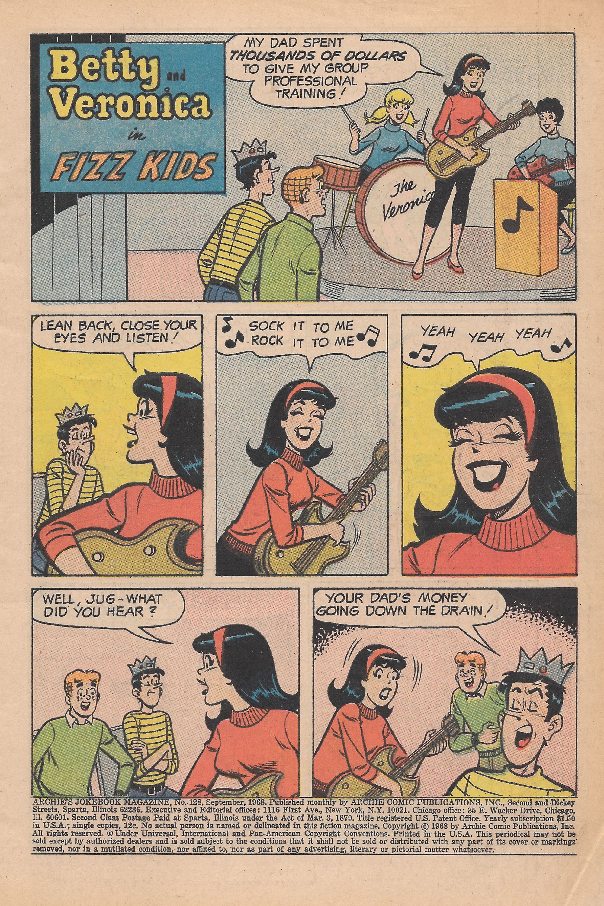 Read online Archie's Joke Book Magazine comic -  Issue #128 - 3