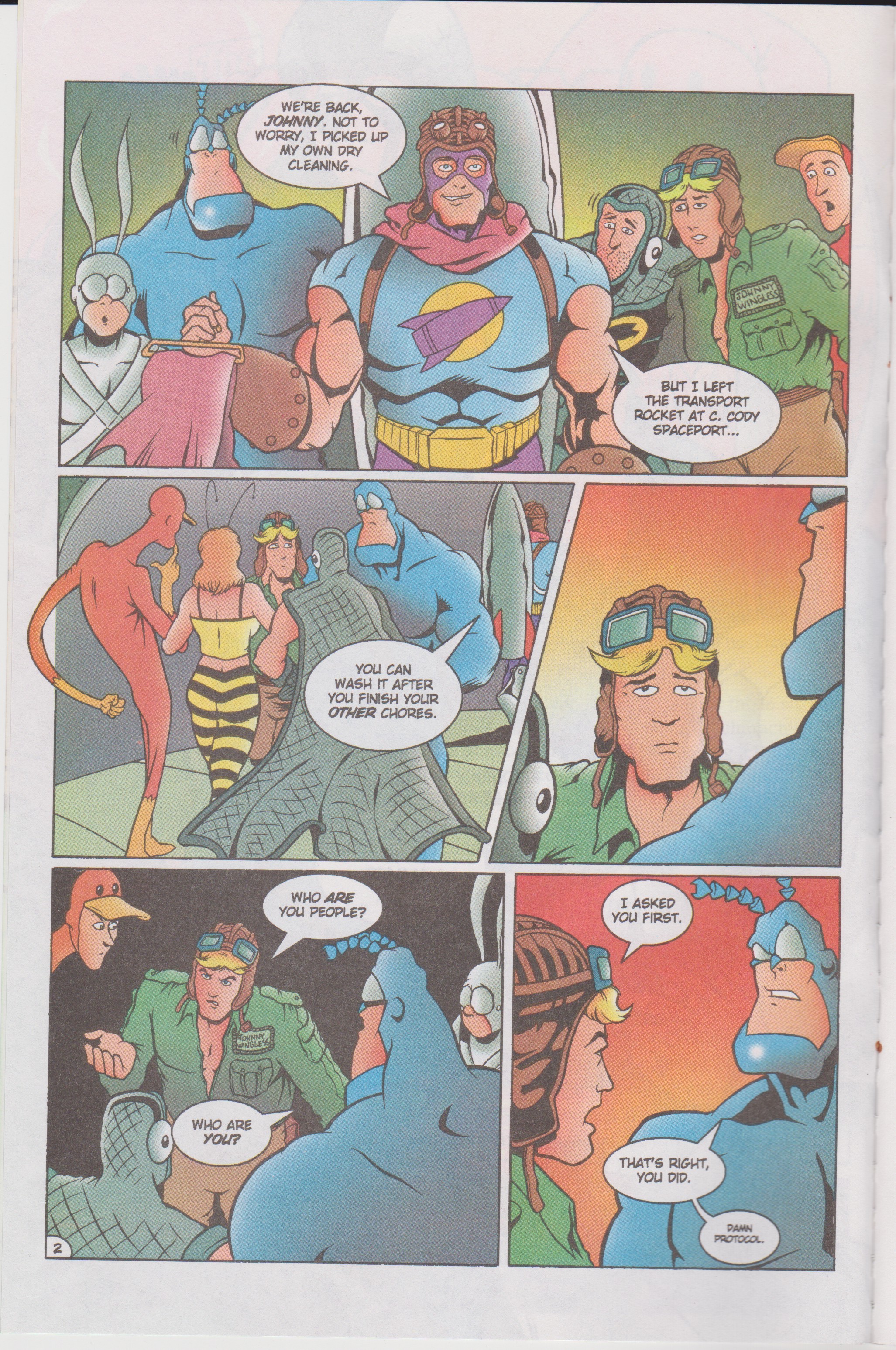 Read online The Tick Color comic -  Issue #3 - 4