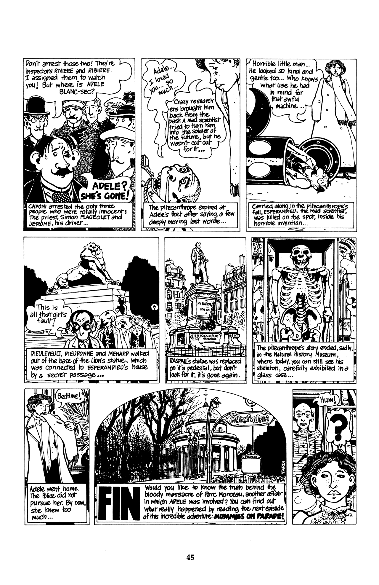 Read online The Extraordinary Adventures of Adele Blanc-Sec comic -  Issue #3 - 51