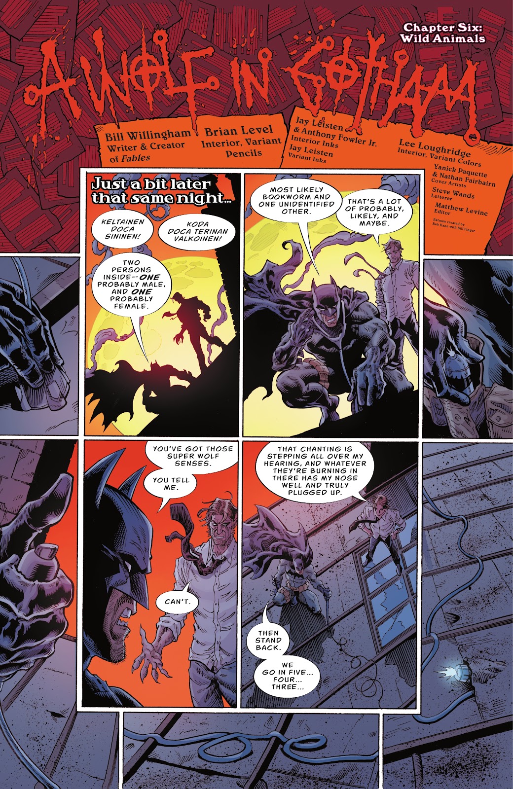 Batman Vs. Bigby! A Wolf In Gotham issue 6 - Page 3