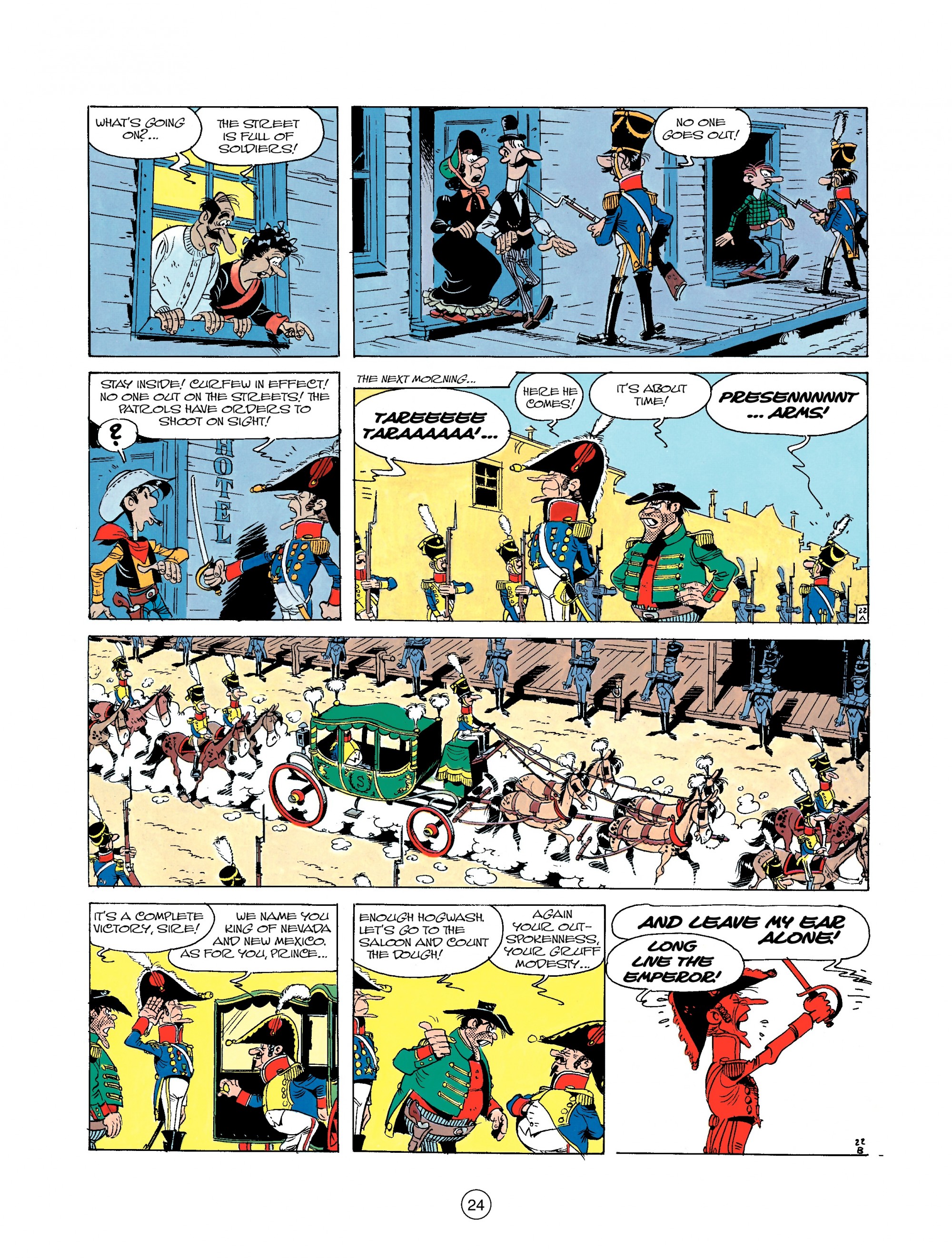 Read online A Lucky Luke Adventure comic -  Issue #22 - 24