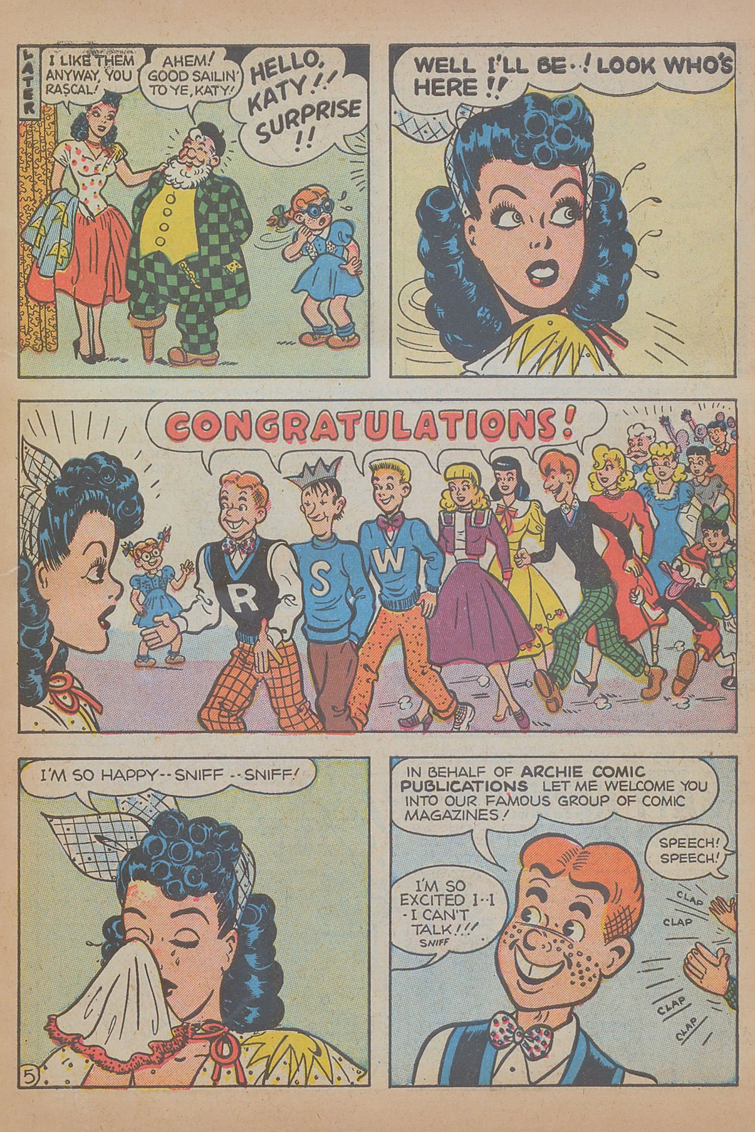 Read online Katy Keene (1949) comic -  Issue #1 - 7