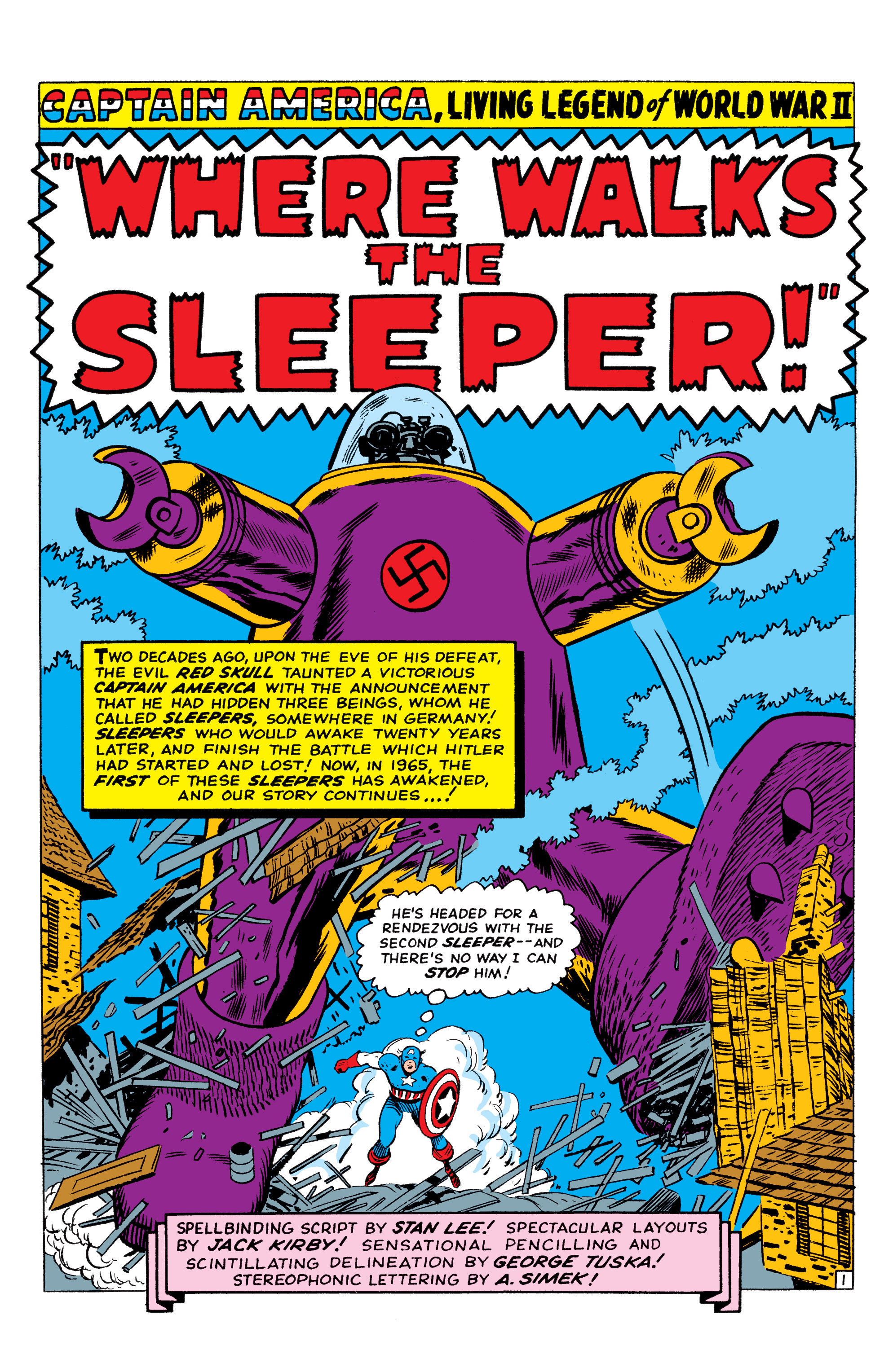 Read online Marvel Masterworks: Captain America comic -  Issue # TPB 1 (Part 2) - 61