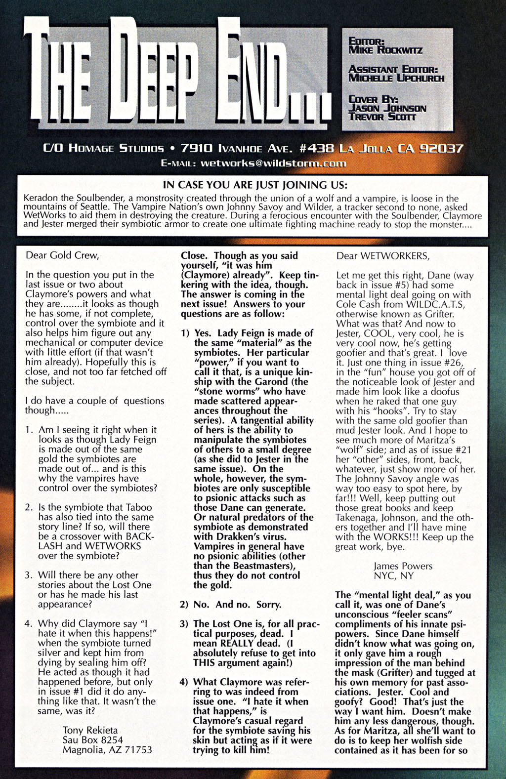 Read online Wetworks comic -  Issue #29 - 23