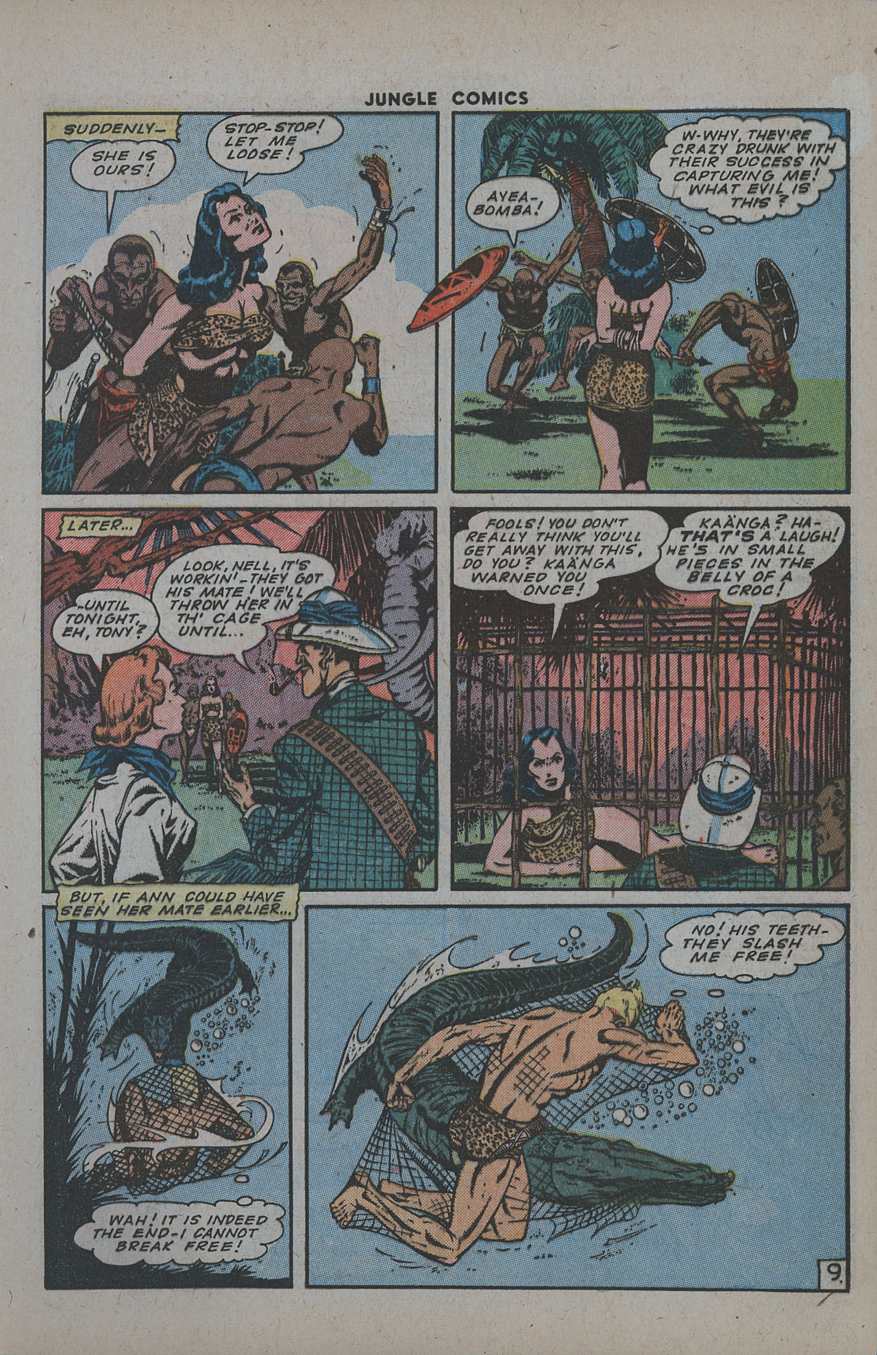 Read online Jungle Comics comic -  Issue #64 - 11