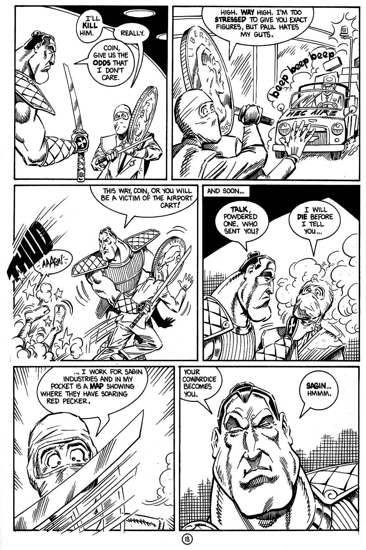 Read online Paul the Samurai (1992) comic -  Issue #5 - 14