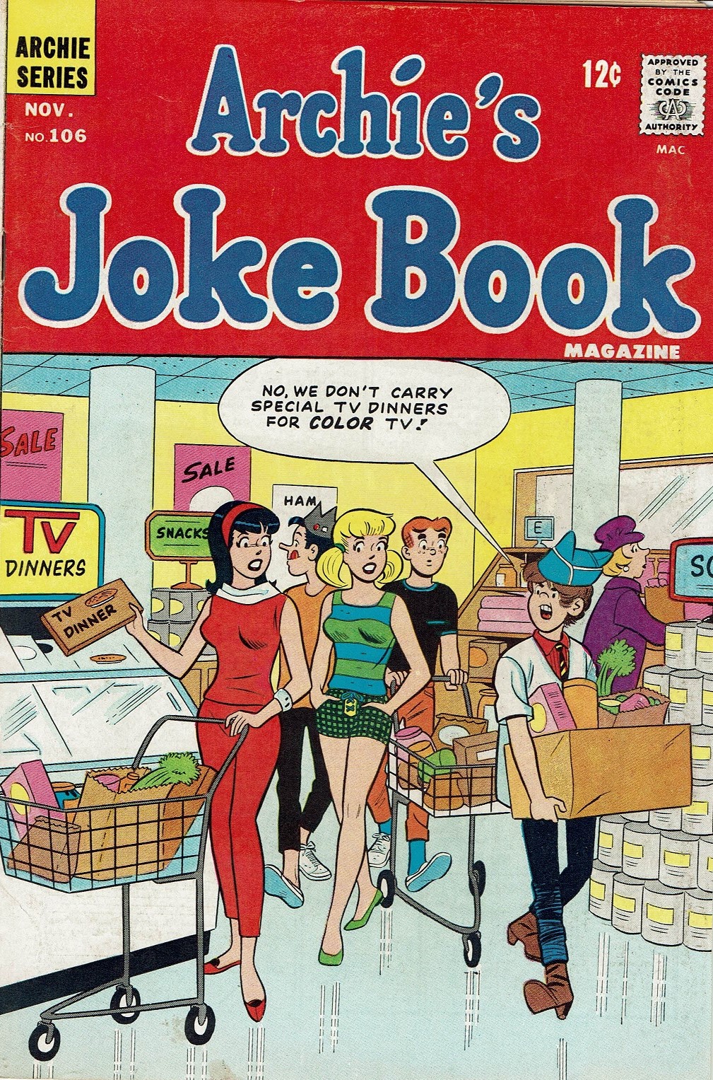 Read online Archie's Joke Book Magazine comic -  Issue #106 - 1