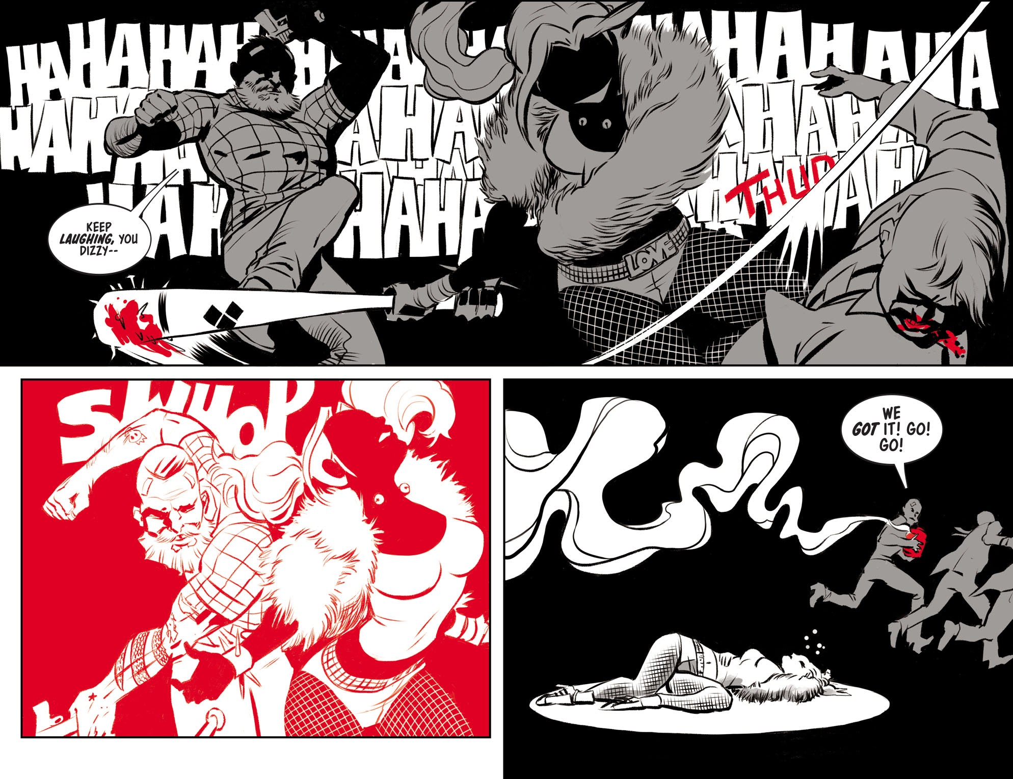 Read online Harley Quinn Black   White   Red comic -  Issue #3 - 13